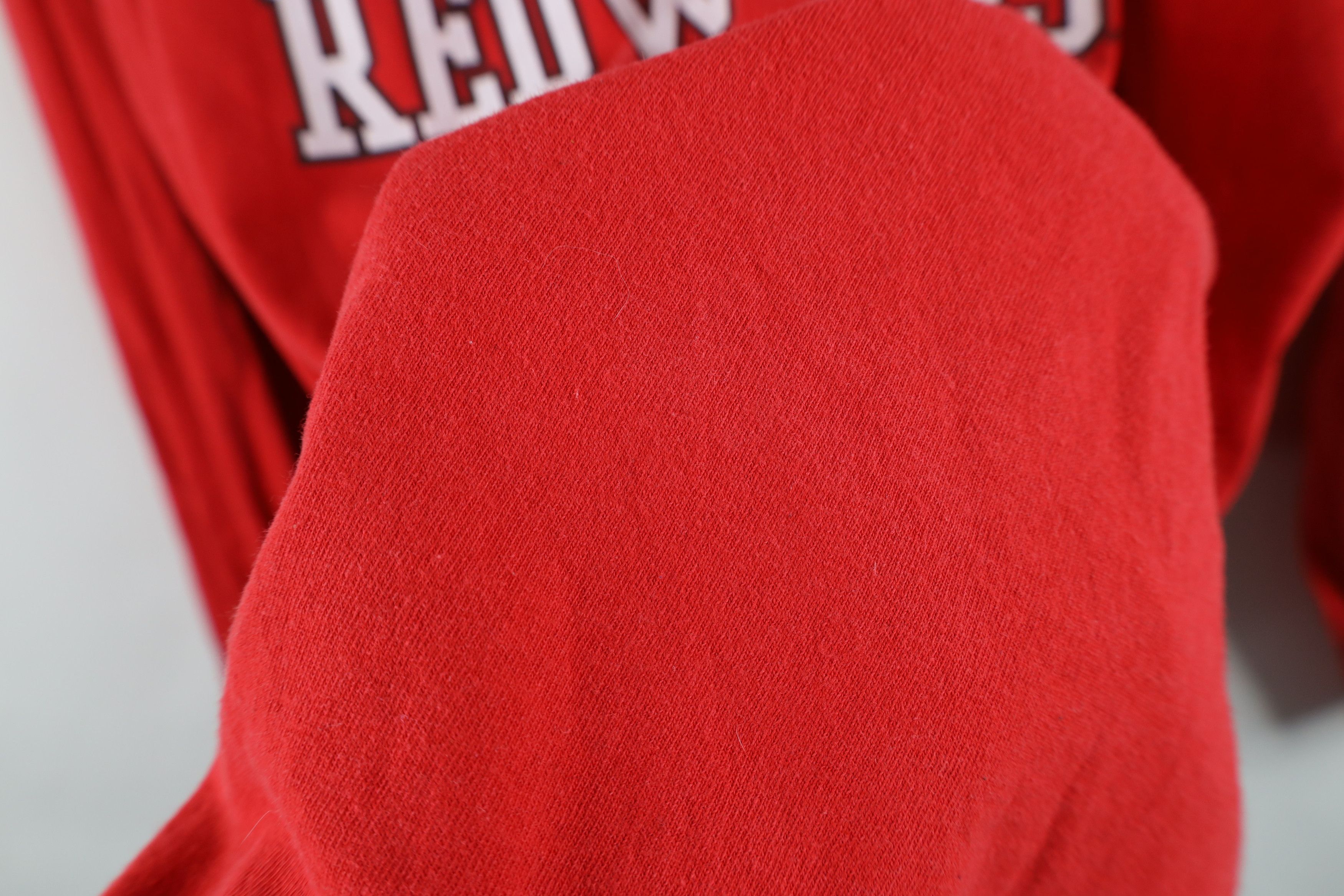 Majestic Vintage Majestic Red Wings Hockey Long Sleeve T-Shirt Red Size US XL / EU 56 / 4 - 6 Thumbnail