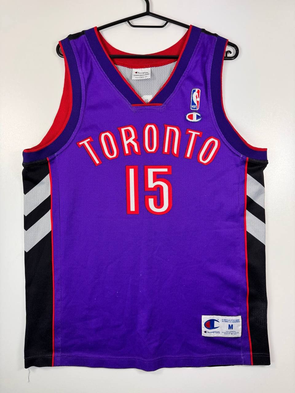 Champion Vintage Toronto Raptors Vince Carter #15 Champion NBA Sz M Size US M / EU 48-50 / 2 - 1 Thumbnail