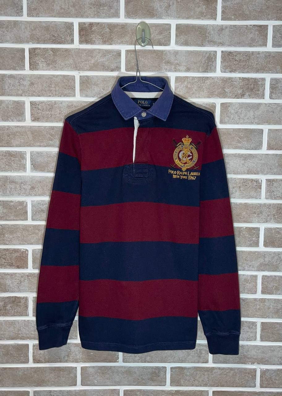 Polo Ralph Lauren Vintage Rare Polo Ralph Lauren Striped Rugby Shirt ...