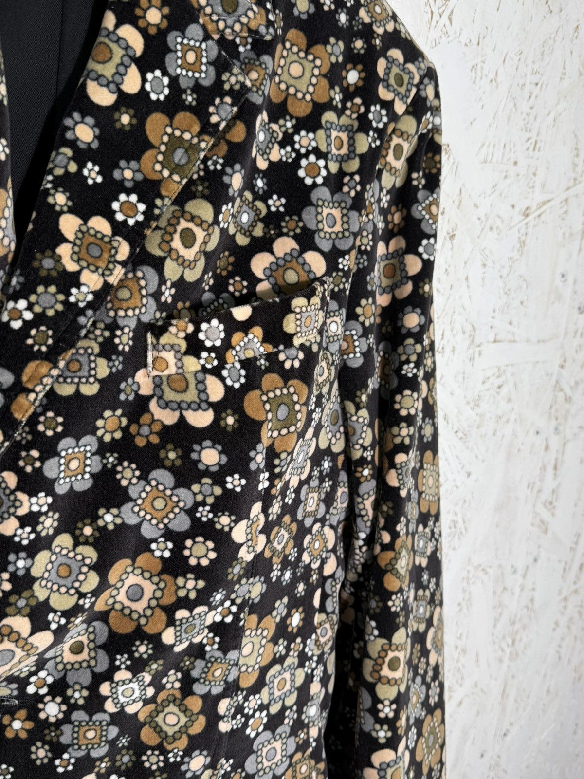 Dolce & Gabbana 00s Dolce & Gabbana 2004 Floral Velvet Vintage Blazer 48 Size US M / EU 48-50 / 2 - 3 Thumbnail