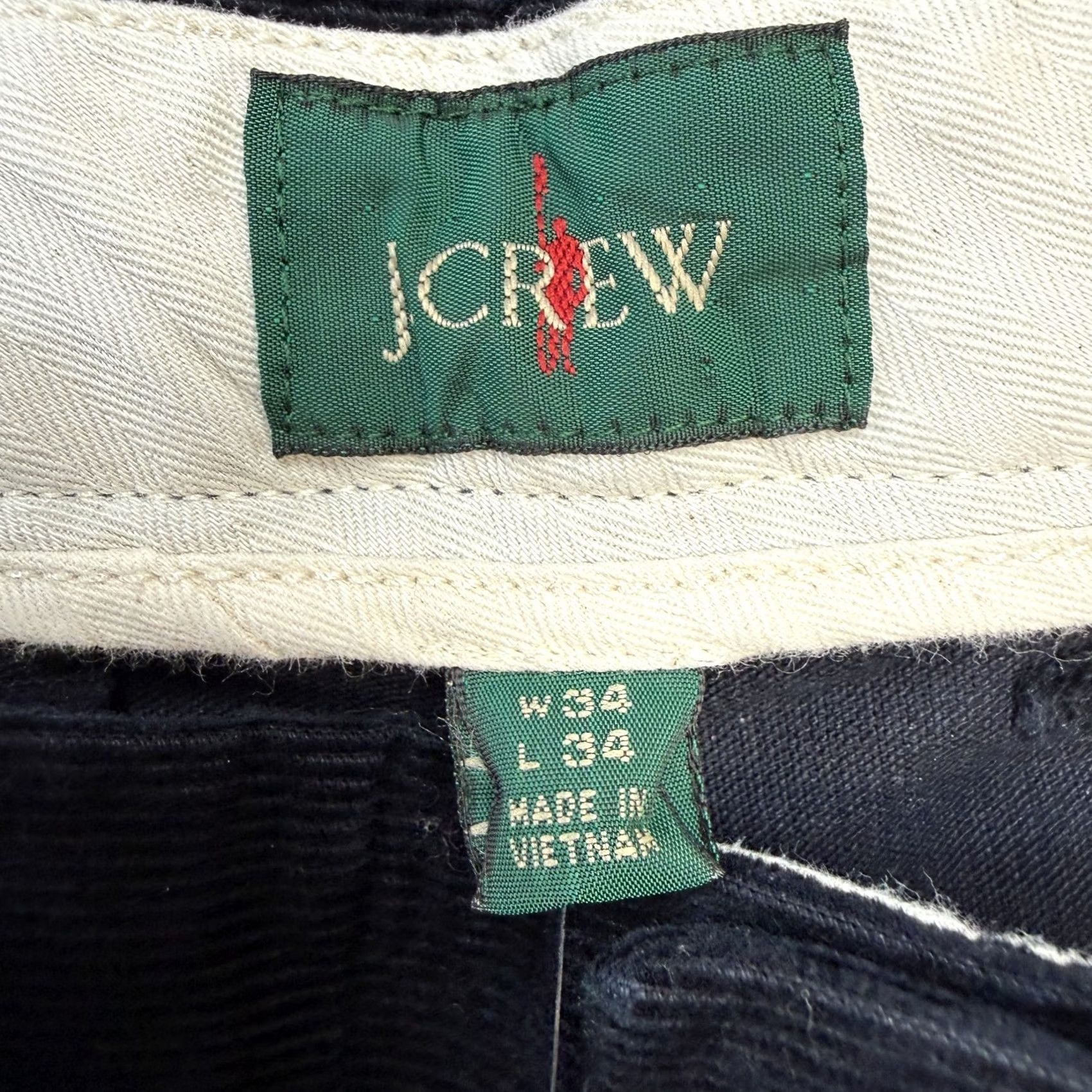 J.Crew J Crew Pants Mens 34x34 Navy Blue Corduroy Broken In Straight Trouser Preppy Ivy Size US 34 / EU 50 - 3 Thumbnail