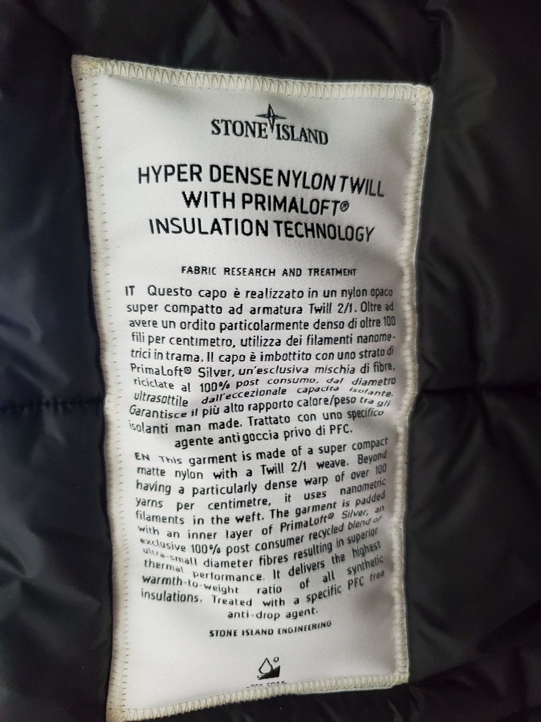 Stone Island Stone Island Hyper Dense Nylon Primaloft Jumper Sz L Size US L / EU 52-54 / 3 - 5 Thumbnail