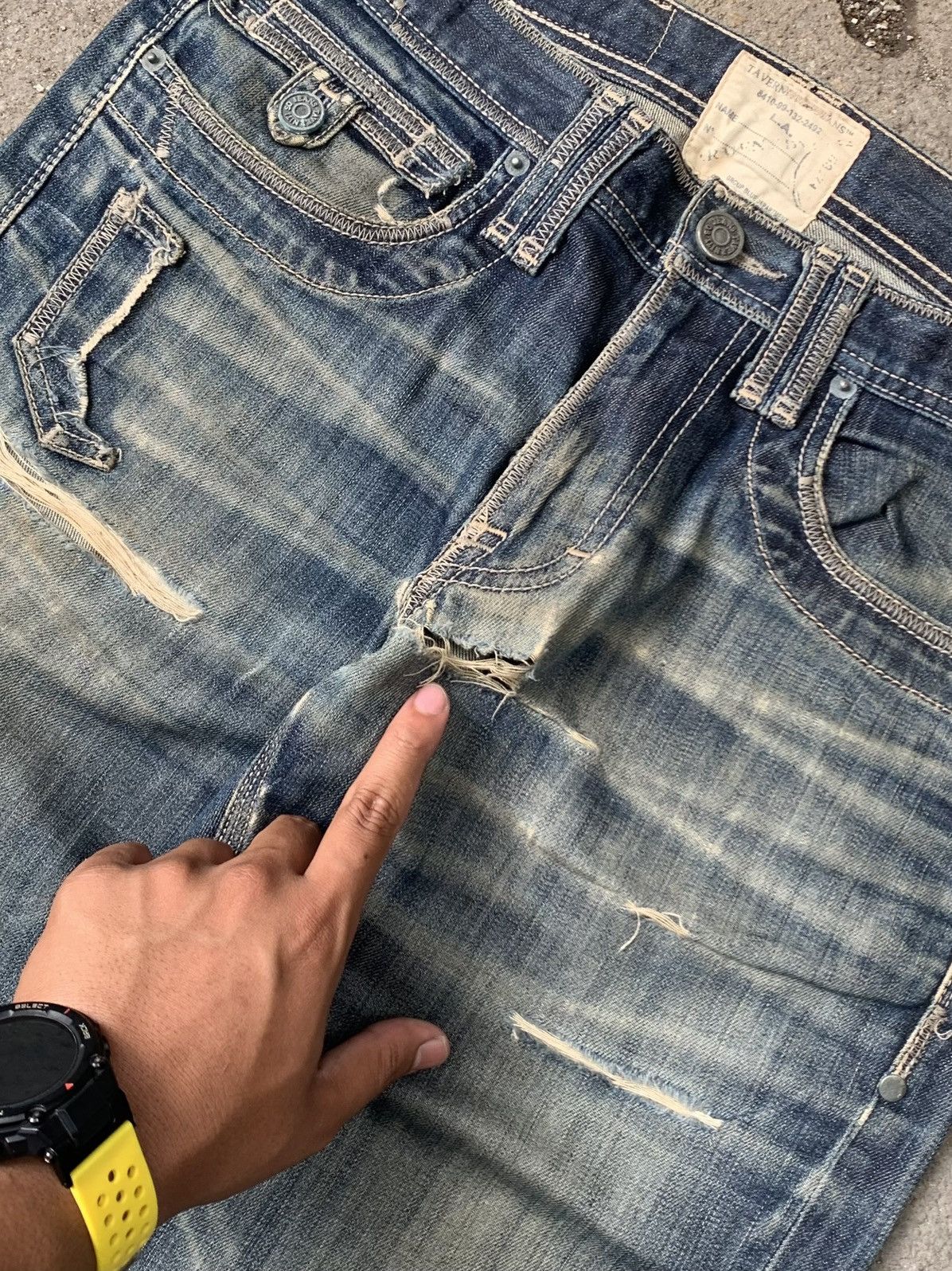 Japanese Brand × Vintage Vintage Meg Punk 19 Taverniti Jeans Size US 34 / EU 50 - 10 Thumbnail