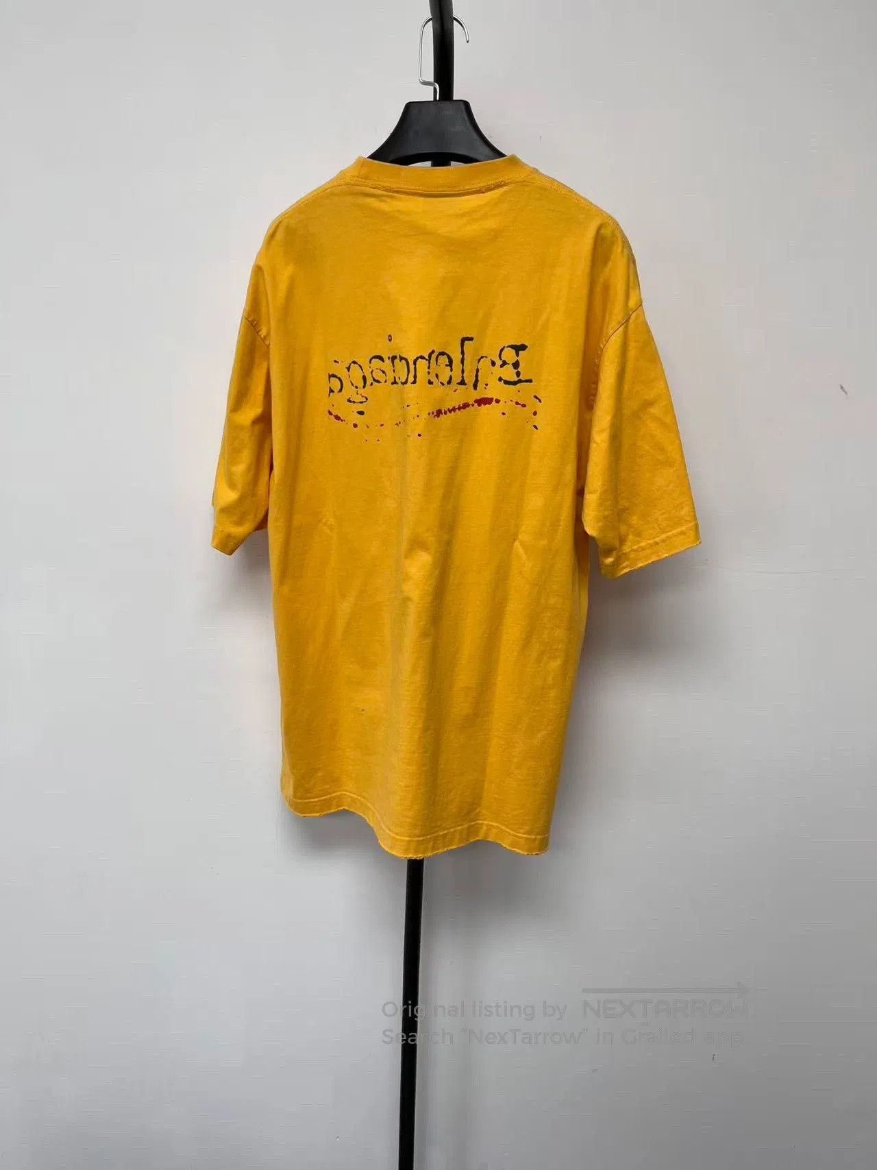 Balenciaga Balenciaga Logo Print Crewneck Short-Sleeve Tee. Size XS / US 0-2 / IT 36-38 - 2 Thumbnail