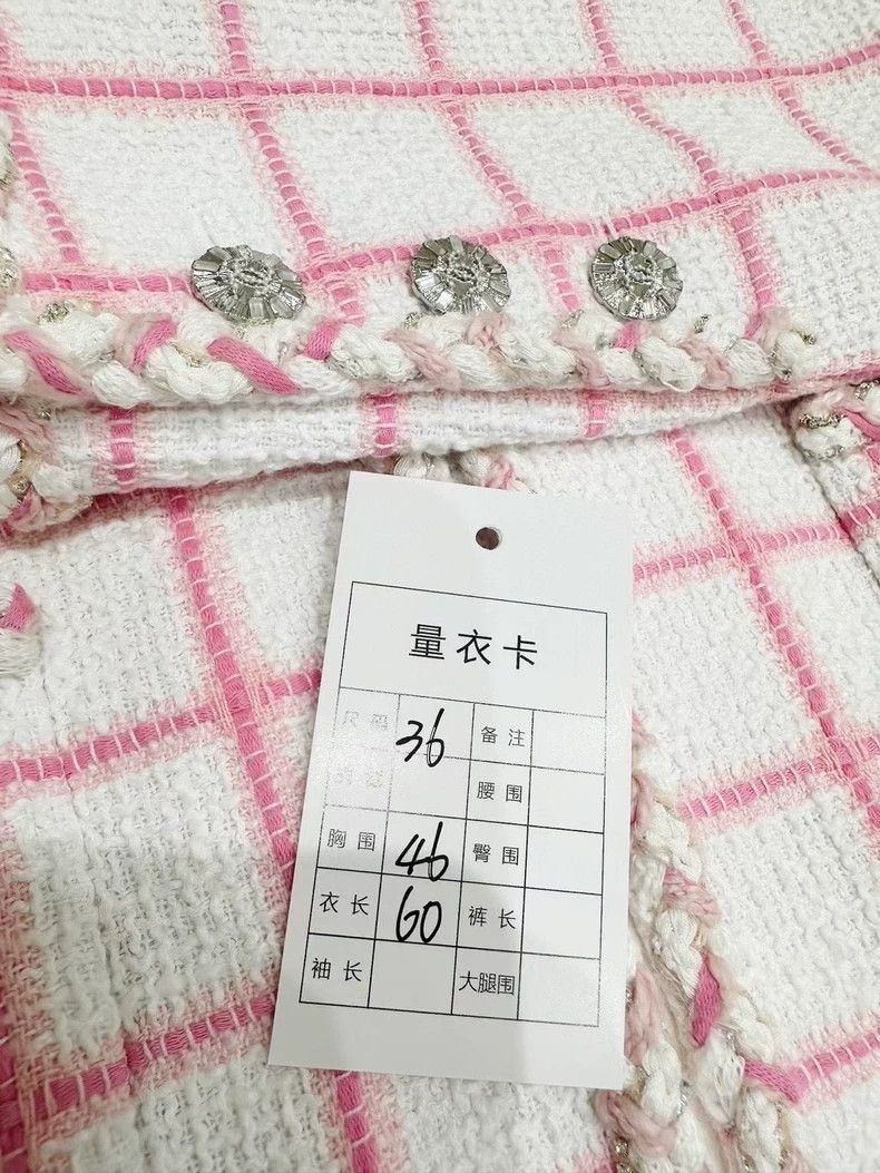 Chanel Chanel 23C pink plaid jacket Size XS / US 0-2 / IT 36-38 - 9 Thumbnail