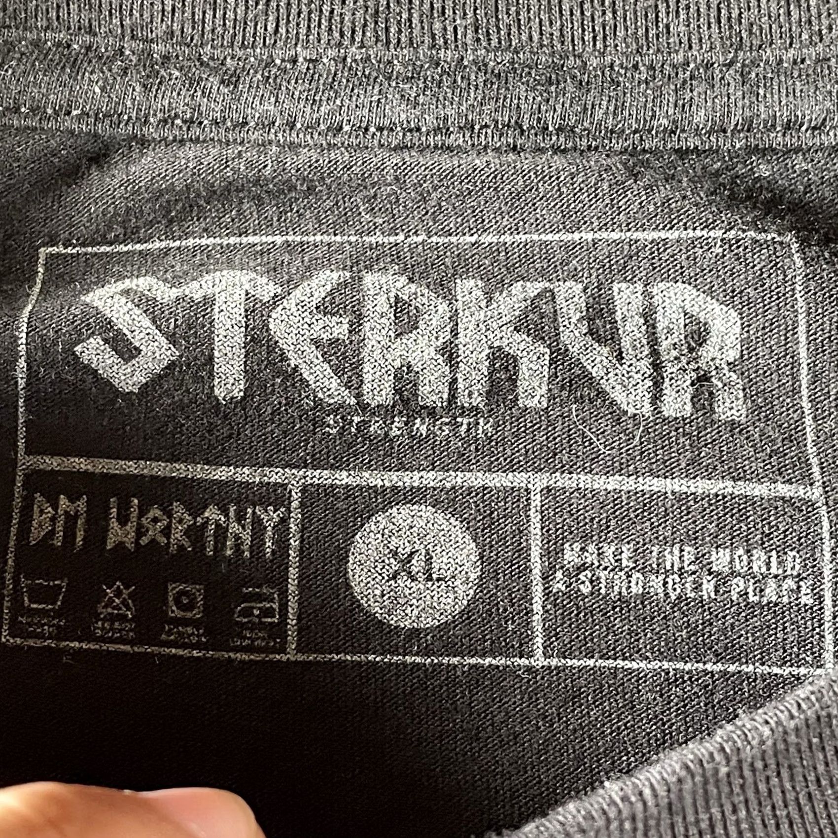 Vintage Sterkur Thor Shirt Men XL Nordic Strength Thor Summoning Performance Lifting Tee Black T-Shirt Mens XL Size US XL / EU 56 / 4 - 3 Thumbnail