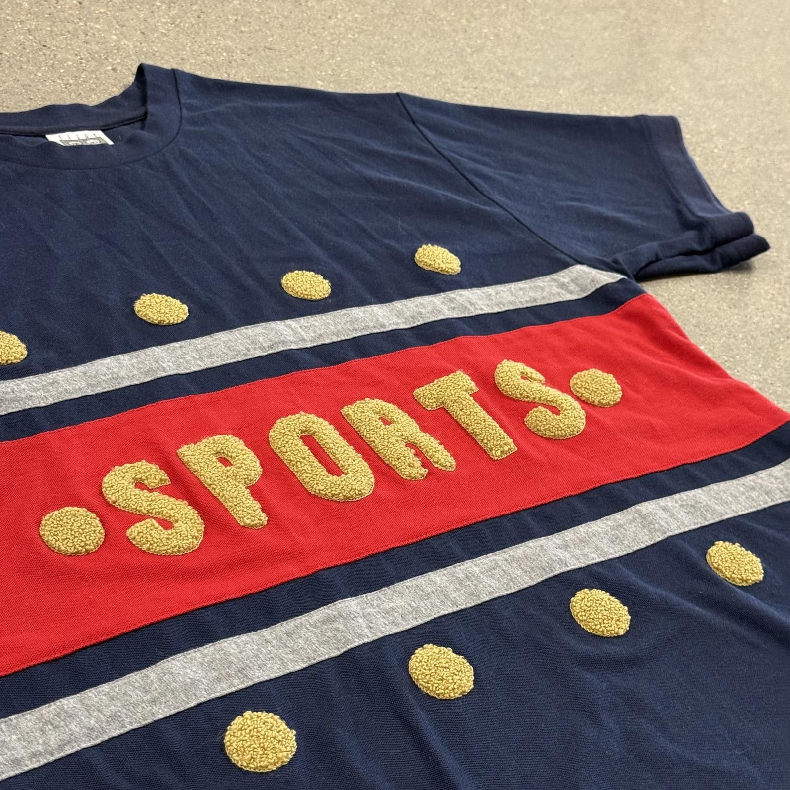 Teddy Fresh Rare Teddy Fresh Pile Weave Sports Spell-Out T-Shirt - XL Size US XL / EU 56 / 4 - 4 Thumbnail