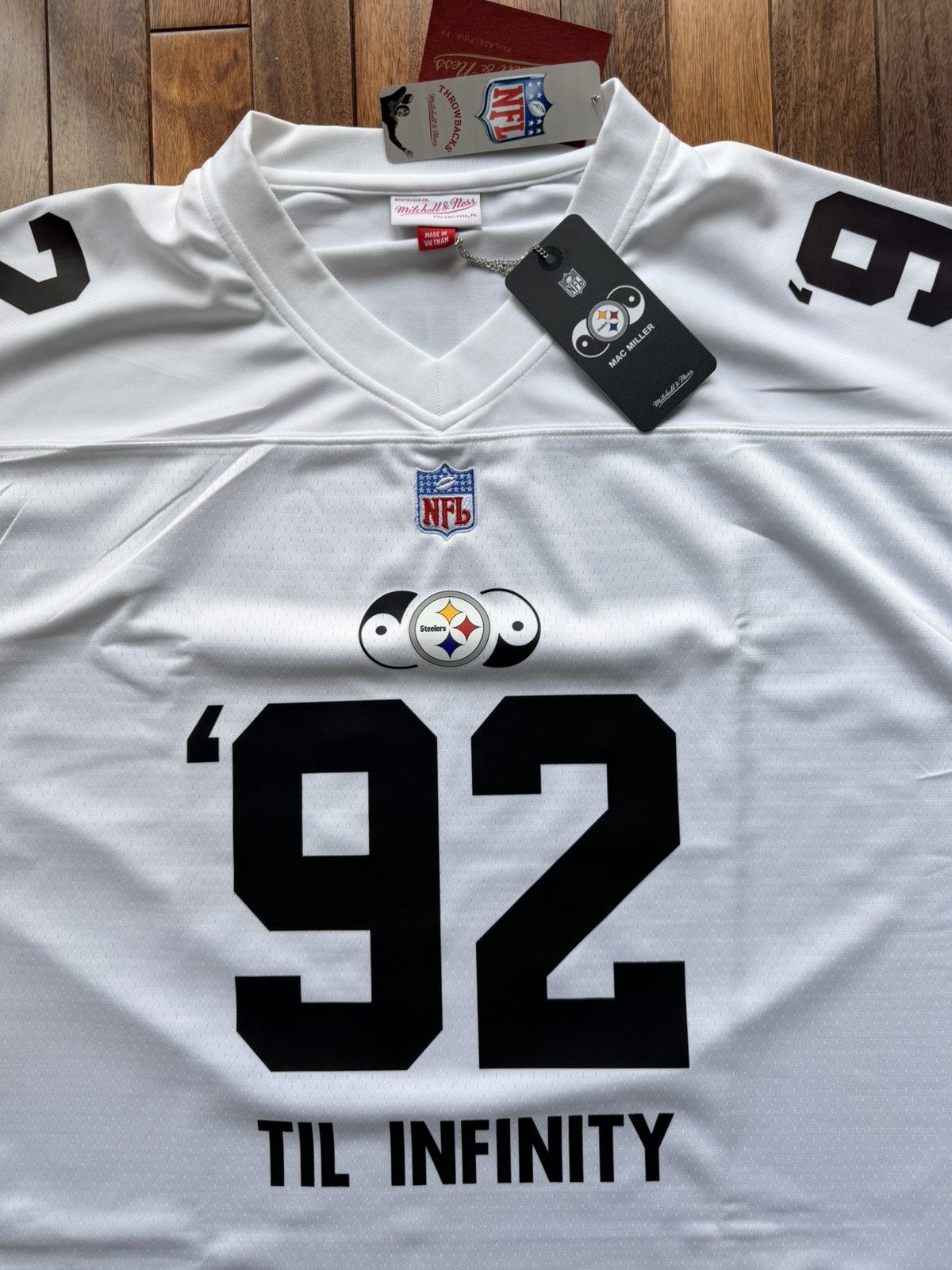 Mac Miller Mac Miller Steelers Blue Slide Park 92 till infinity Jersey Size US L / EU 52-54 / 3 - 4 Thumbnail