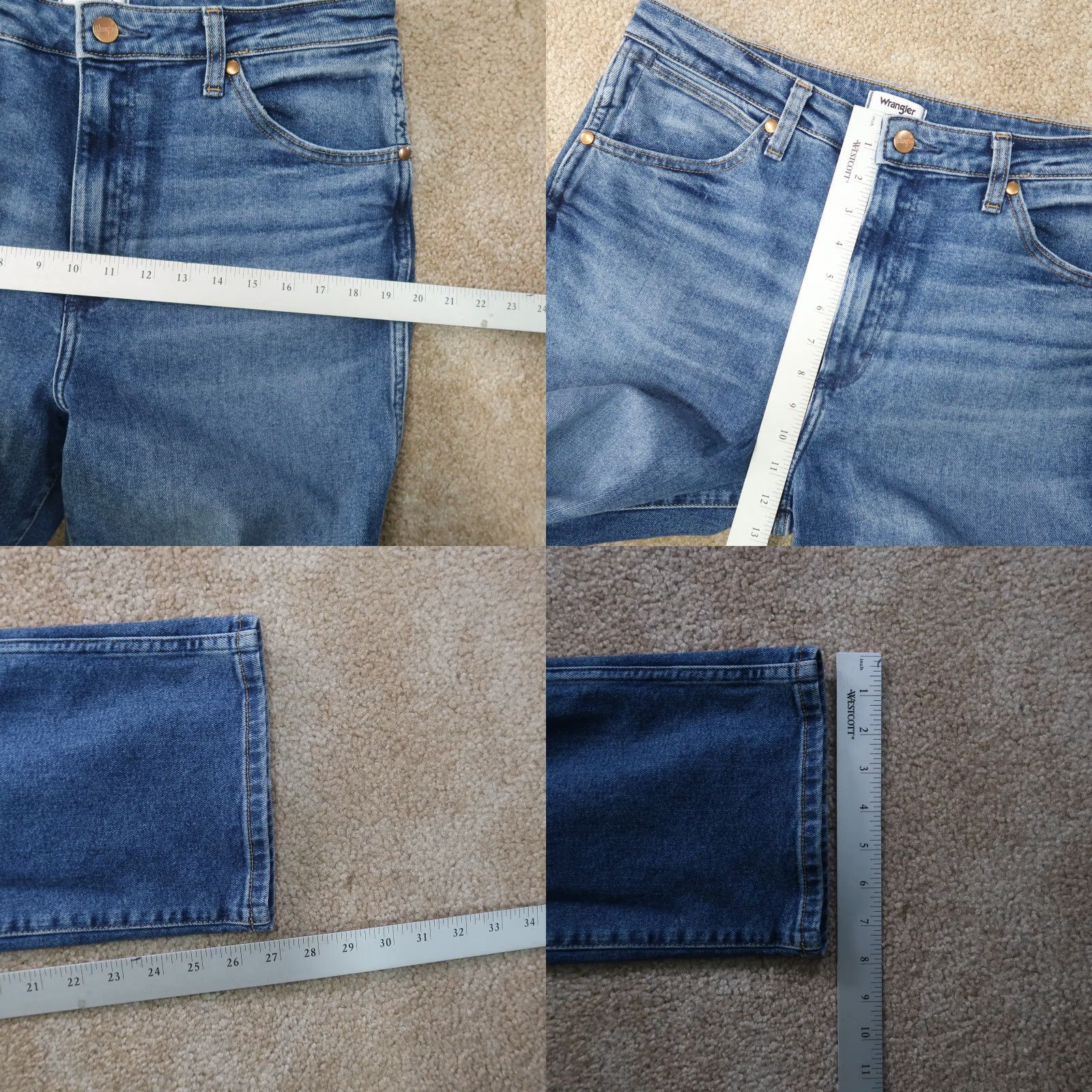 Wrangler Wrangler Wild West Jeans Women’s 30 603 High Rise Straight Stretch Western wear Size 30" / US 8 / IT 44 - 9 Thumbnail