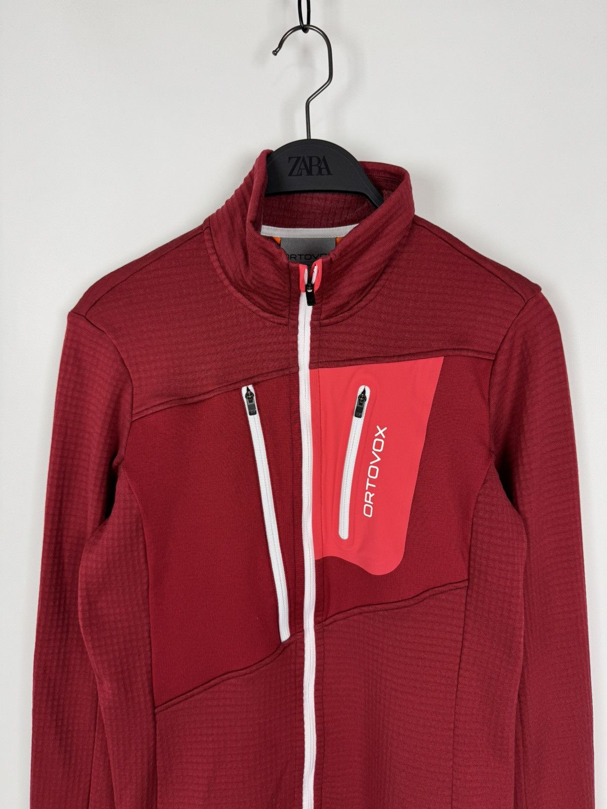 ORTOVOX ORTOVOX Merino Wool Base Layer Zip Up Thermal Women’s Top Size L / US 10 / IT 46 - 4 Thumbnail