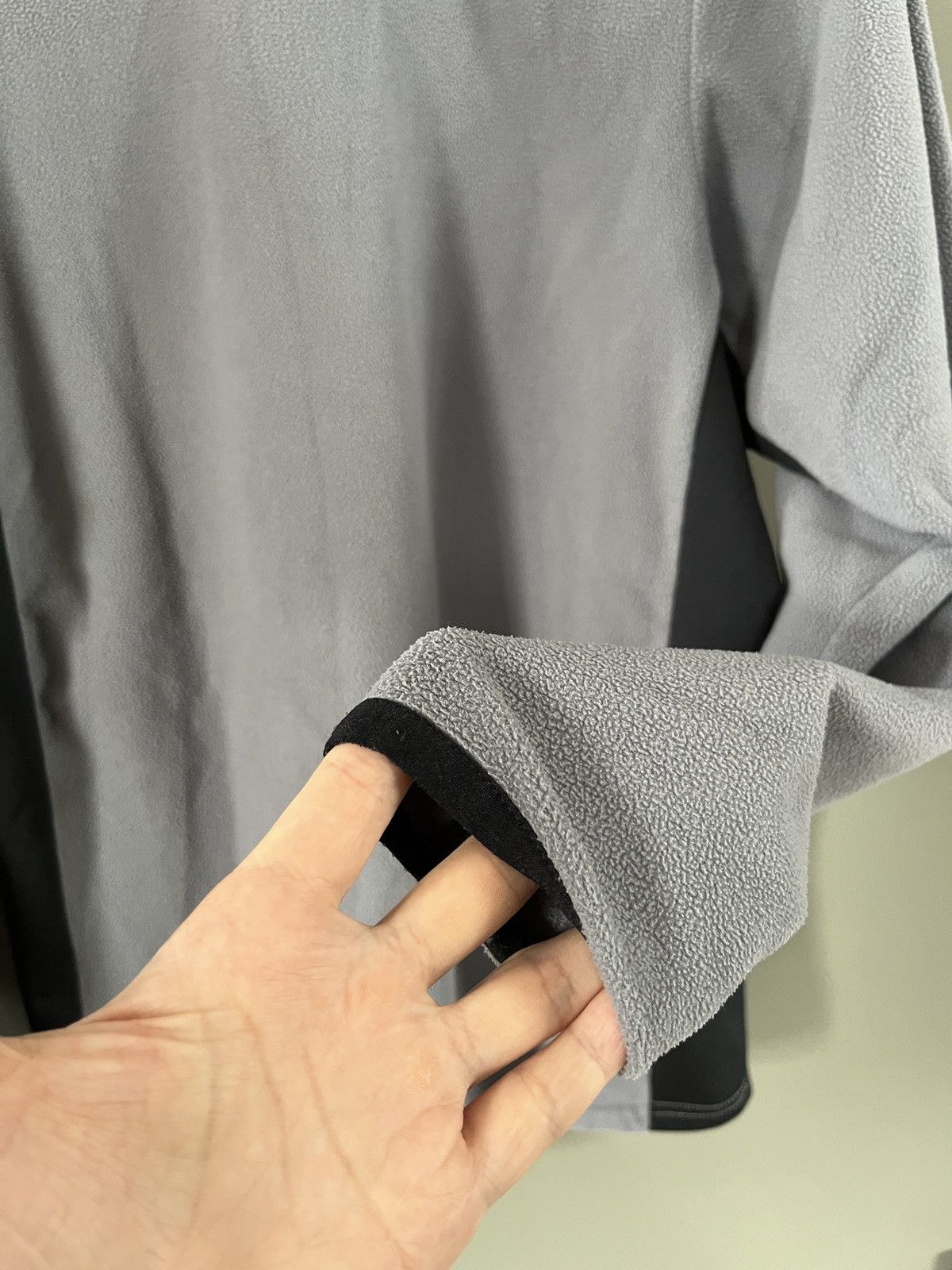 Nike × Vintage Nike Vintage Gray Fleece 1/3 Sweatshirt Size US S / EU 44-46 / 1 - 13 Thumbnail