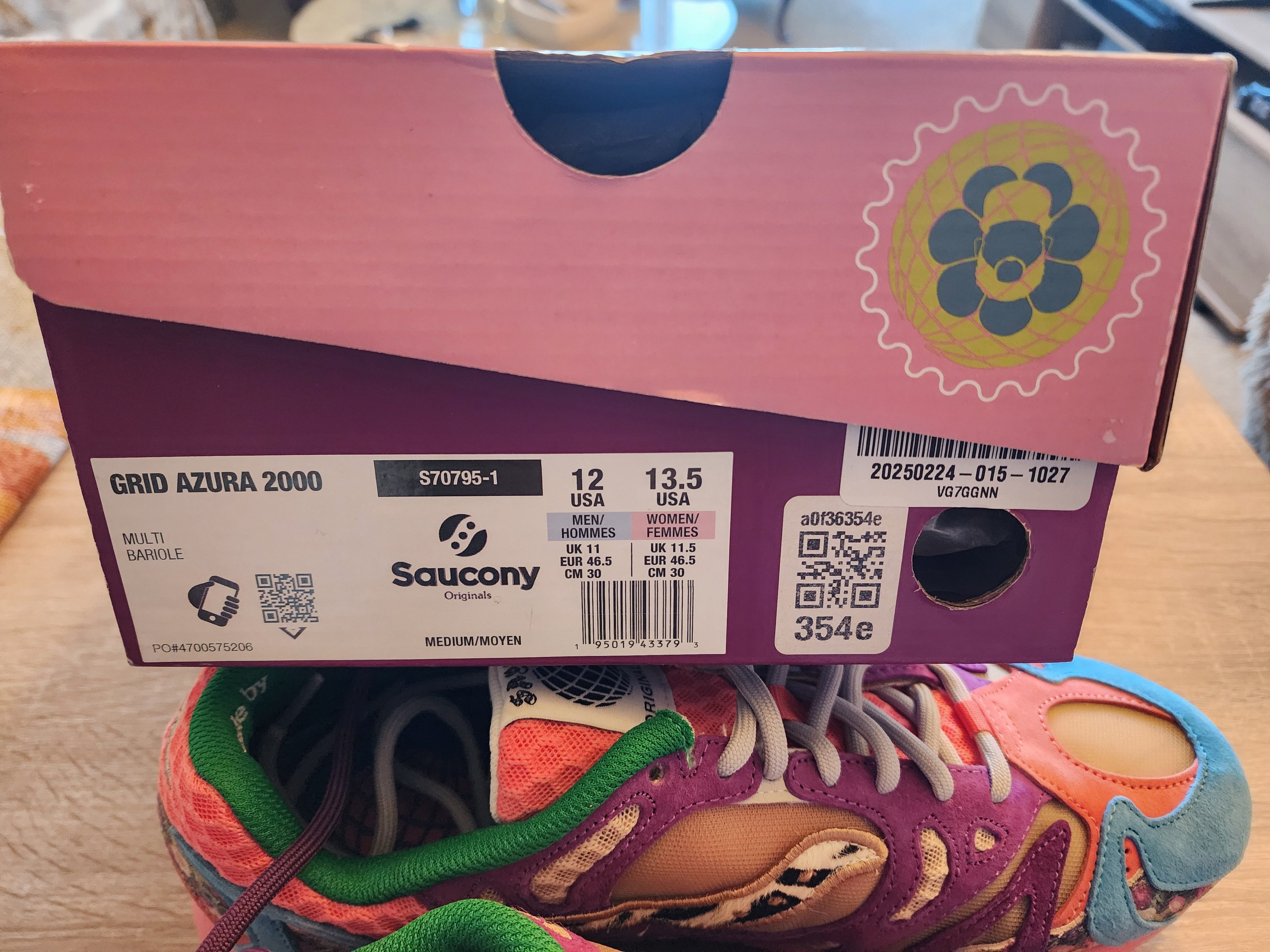 Saucony Saucony Jae Tips Grid Azura 2000 Size US 12 / EU 45 - 7 Thumbnail