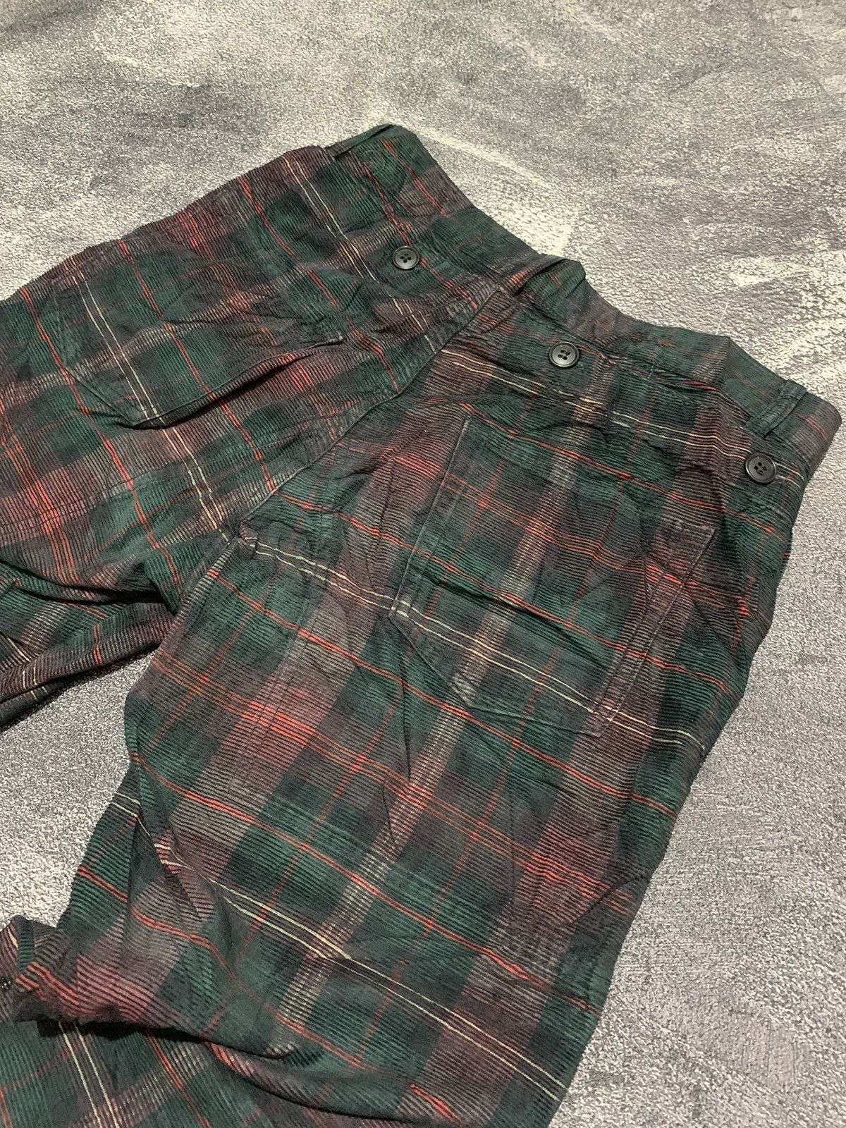 Final Home Final home x issey miyake corduroy pants tartan Size US 30 / EU 46 - 5 Thumbnail