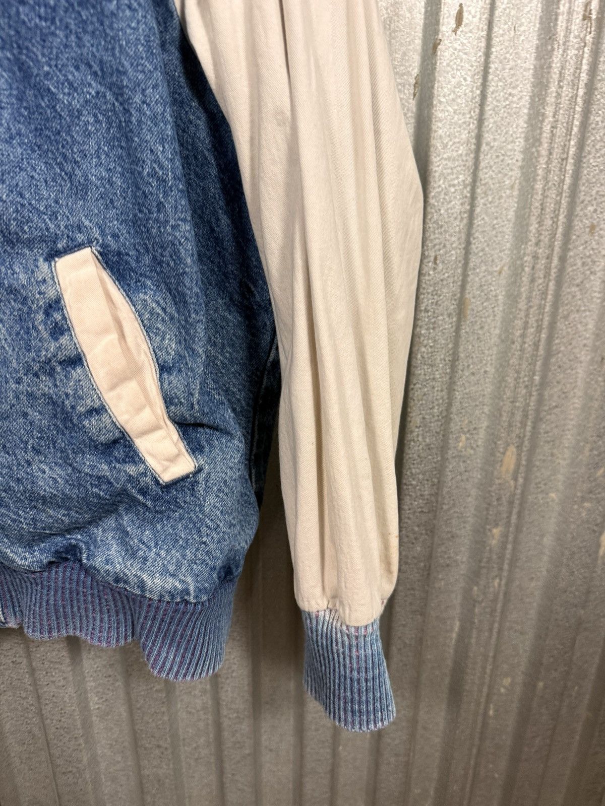 Other Insane Vintage Western Prca Pro Rodeo Cowboy Denim Bomber Size US XL / EU 56 / 4 - 7 Thumbnail