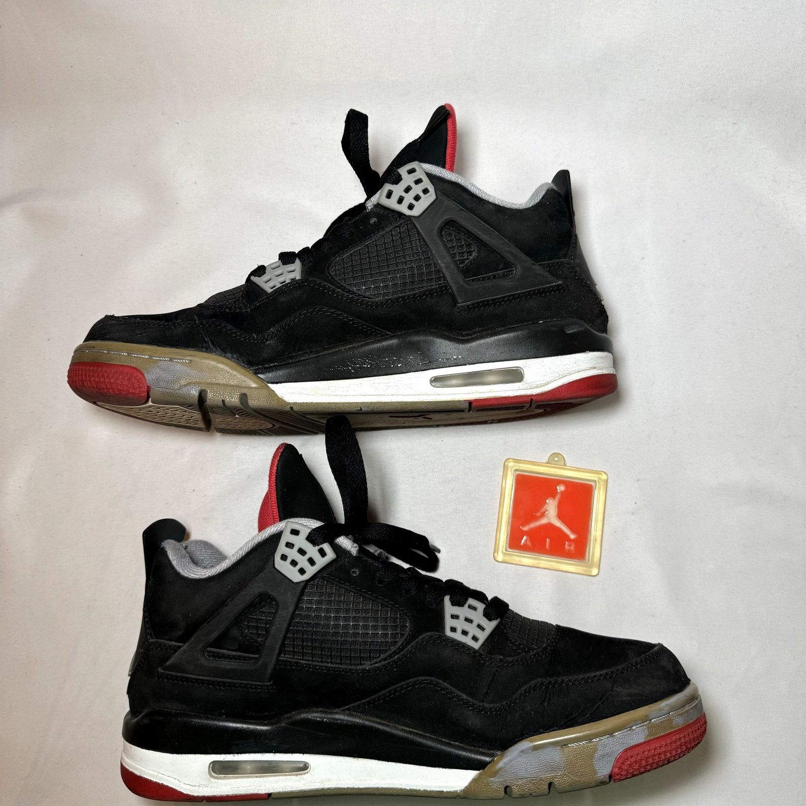 Jordan Brand × Nike Size 10 - Nike Air Jordan 4 Retro Bred 2012 Men's Shoes Size US 10 / EU 43 - 3 Thumbnail