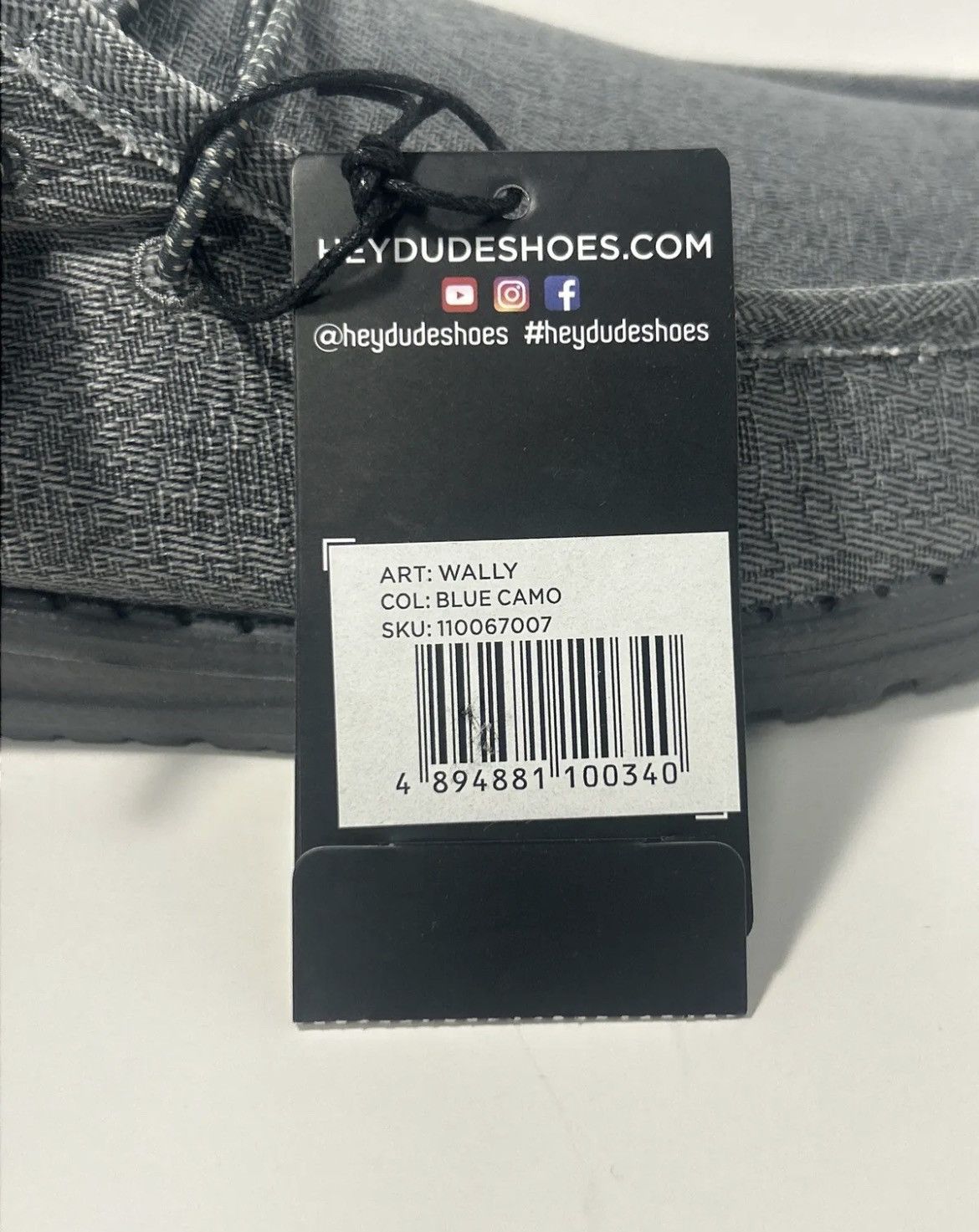 Other Size 11 - Men’s Hey Dude Wally Blue Camo Slip-Ons Wmns 12.5 Size US 11 / EU 44 - 9 Thumbnail