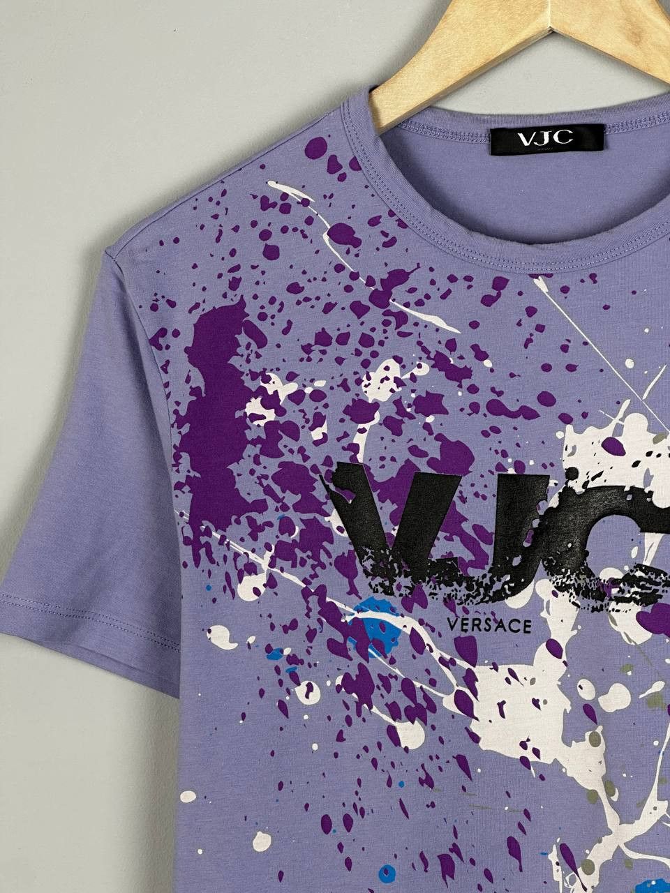 Versace Jeans Couture Versace Jeans Couture Vintage Paint Splatter T Shirt Size L / US 10 / IT 46 - 4 Thumbnail