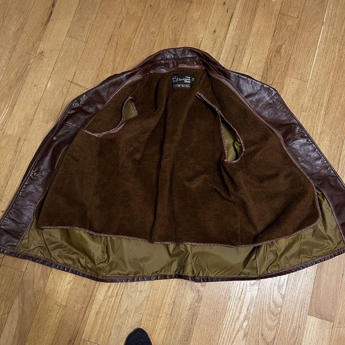 Sears Sears The Leather Shop Vintage Brown Leather Coat Size 46 Size US XL / EU 56 / 4 - 2 Thumbnail