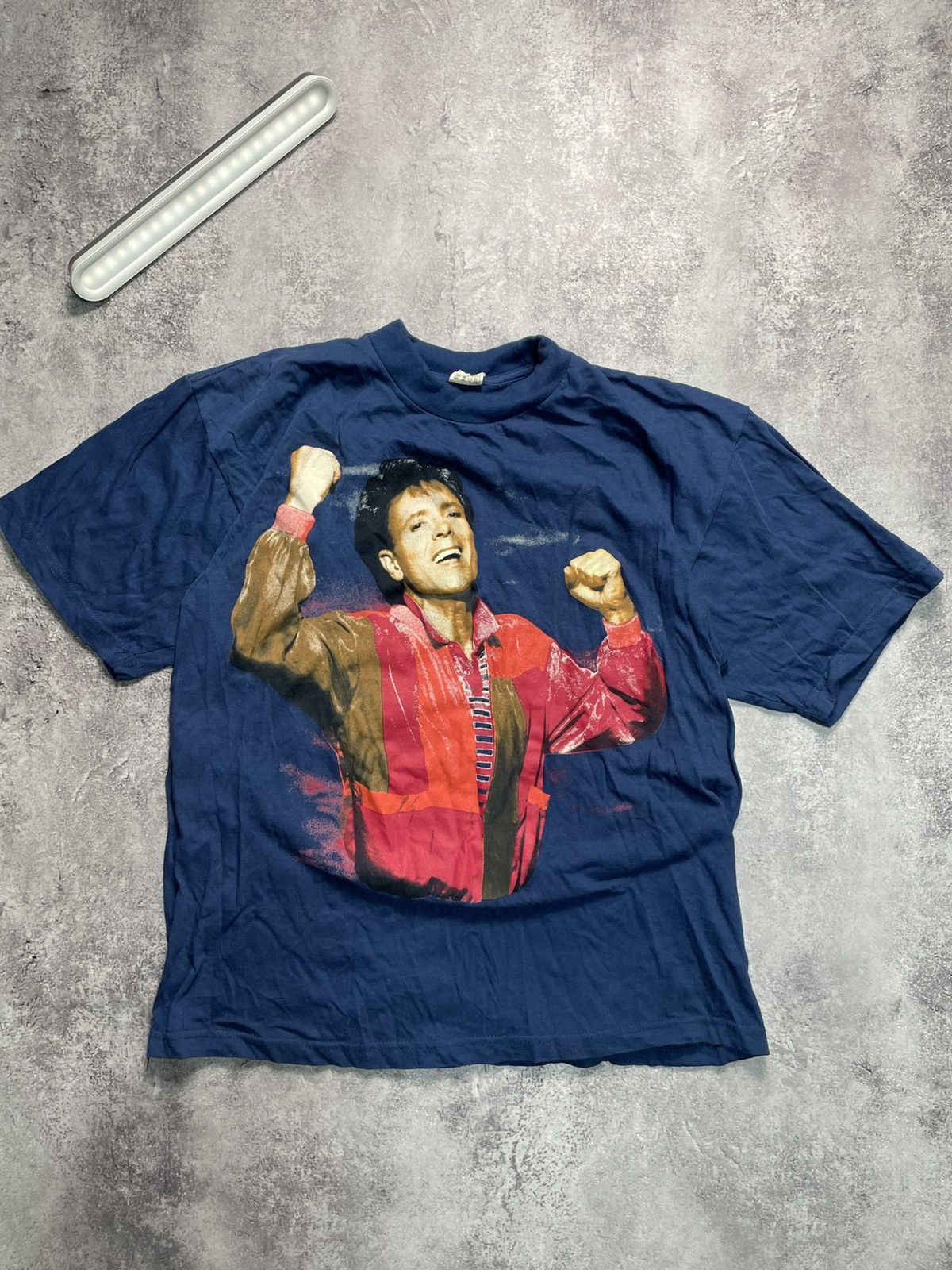 Band Tees Vtg Cliff Richard OG 90s From A Distance Tour Tee Size US M / EU 48-50 / 2 - 1 Thumbnail