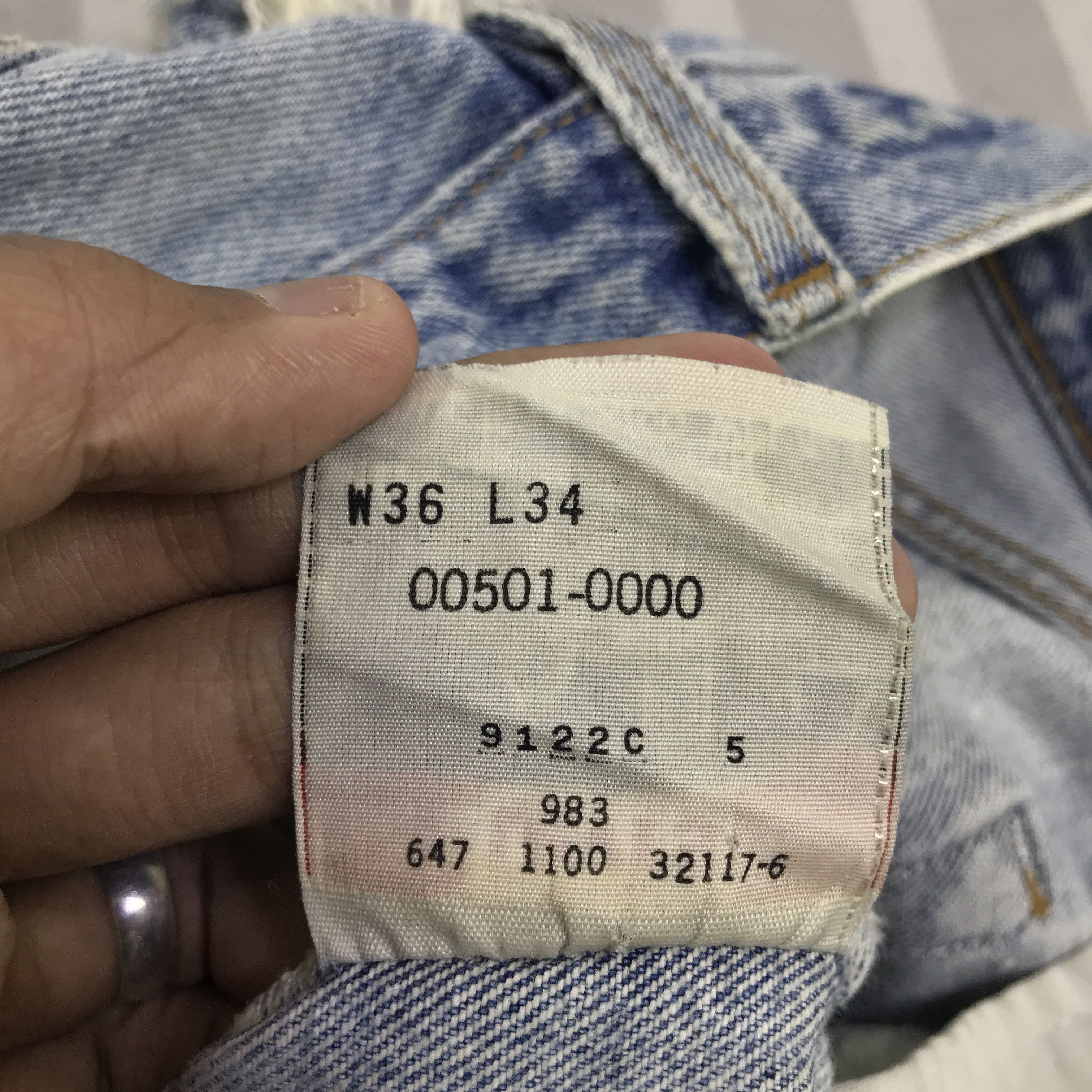 Levi's Vintage Clothing Vintage Levis 501 Distressed Short pants Jeans K130B9 Size US 32 / EU 48 - 17 Thumbnail