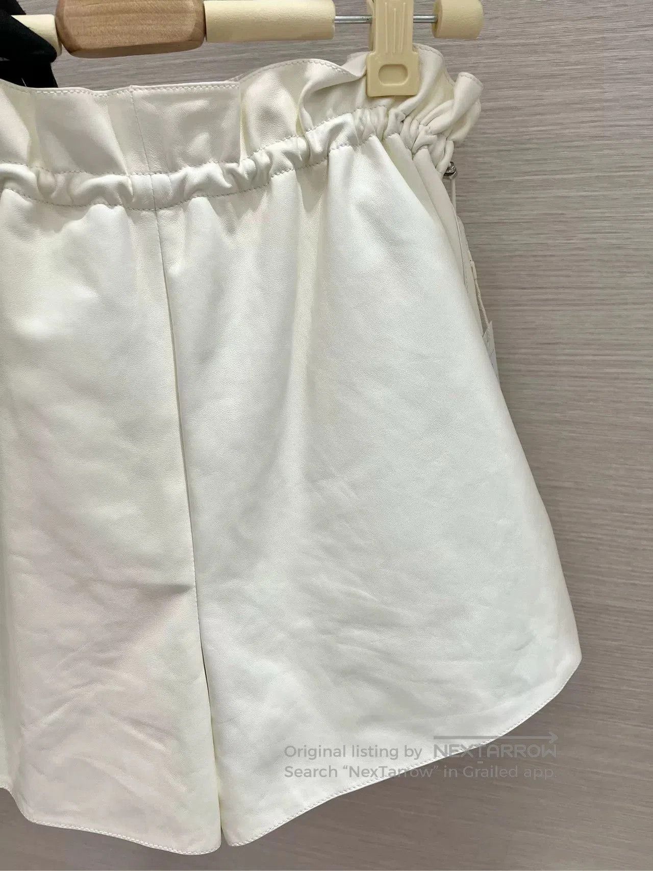 Hermes Hermes White Leather Shorts 34. Size US 34 / EU 50 - 9 Thumbnail