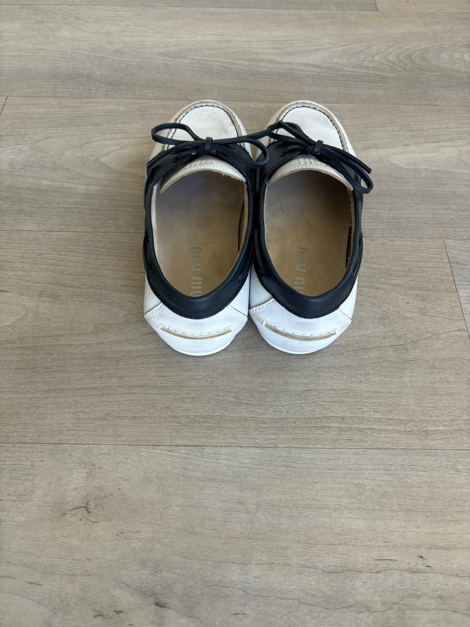 Miu Miu Miu Miu Unlined bleached Leather Loafers Size US 7 / IT 37 - 6 Thumbnail