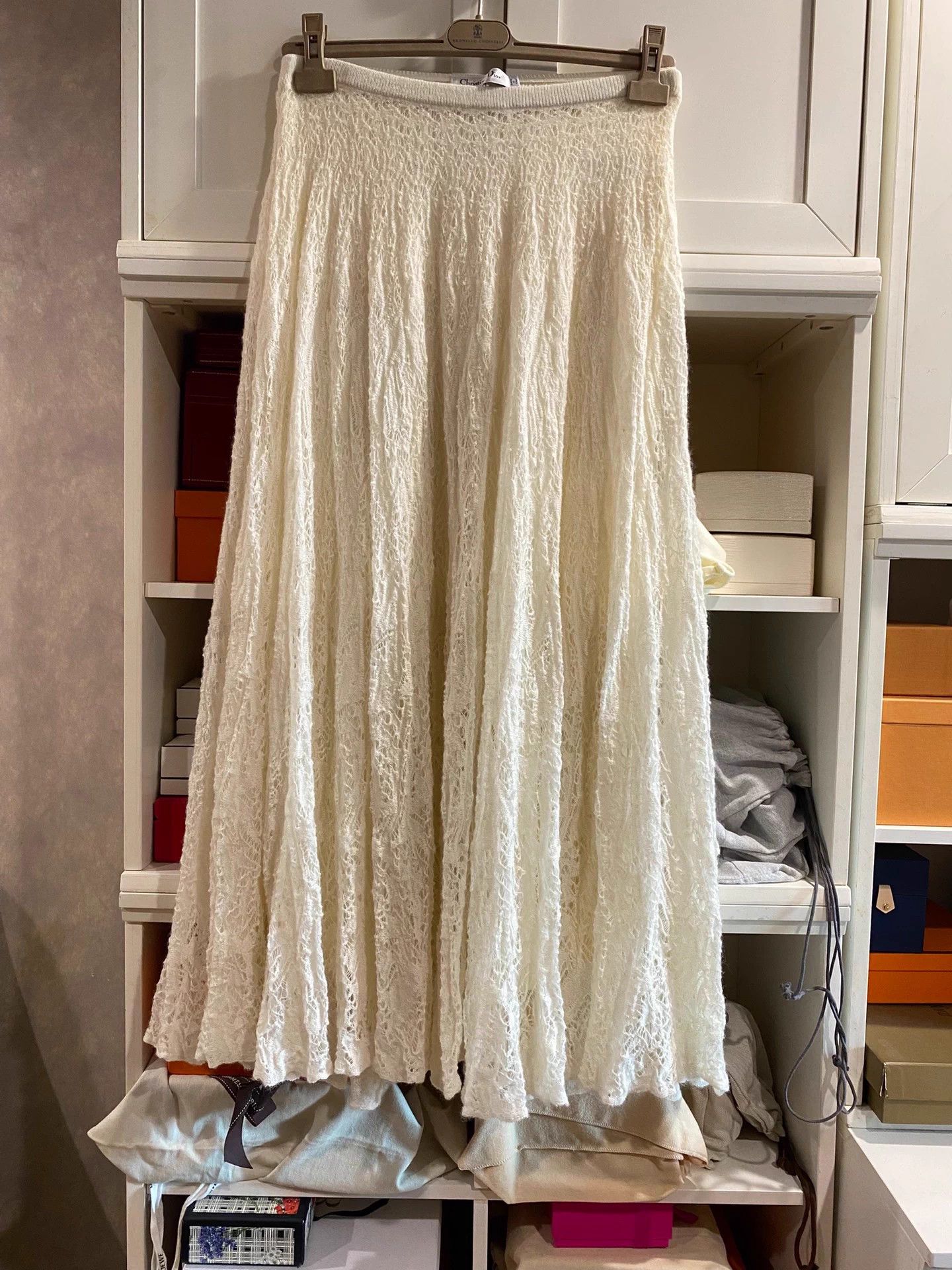 Dior Dior 24 New Detailed Crochet Skirt Women's 40 Size 28" / US 6 / IT 42 - 1 Thumbnail