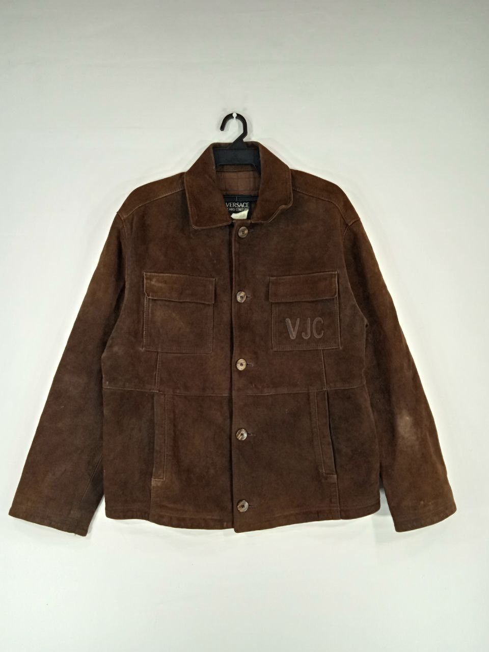Versace Jeans Couture Vintage Versace Jeans Corture Leather jacket Size US L / EU 52-54 / 3 - 1 Thumbnail