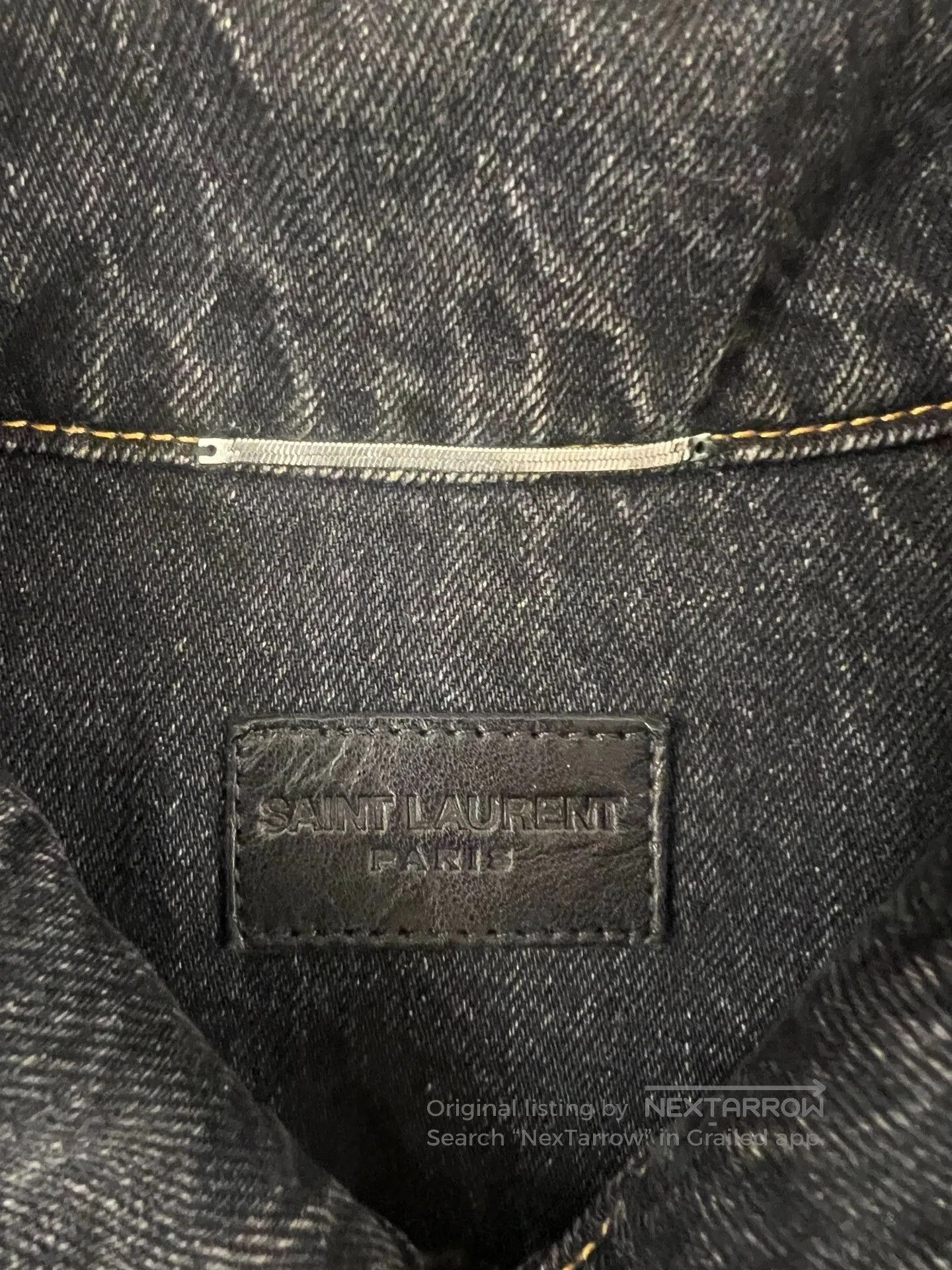 Saint Laurent Paris Saint Laurent Black Denim Jacket. Size US S / EU 44-46 / 1 - 2 Thumbnail
