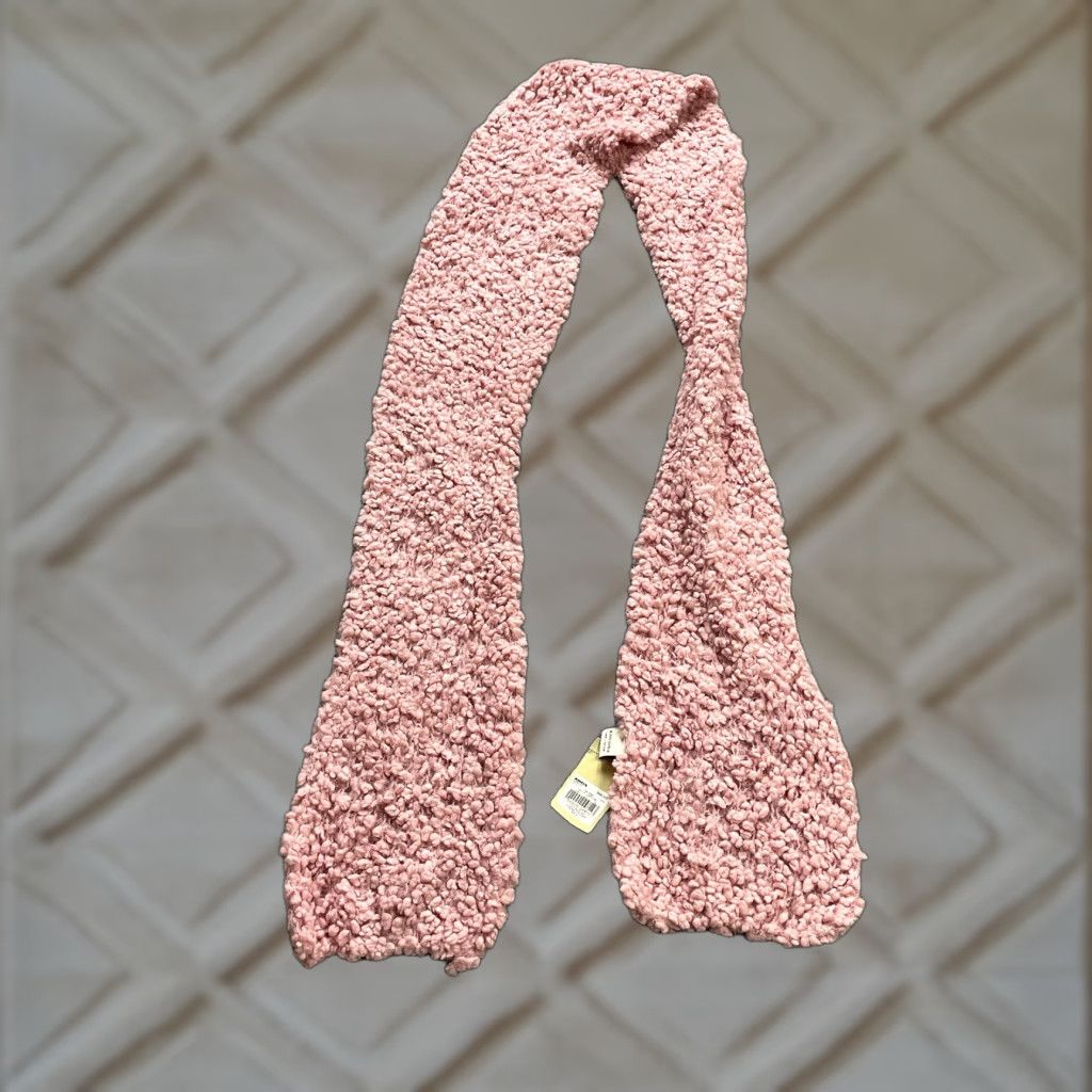 Pinko Sonoma Scarf Womens One Size Pink Soft Fluffy New NWT Cold Weather Popcorn Size ONE SIZE - 1 Thumbnail