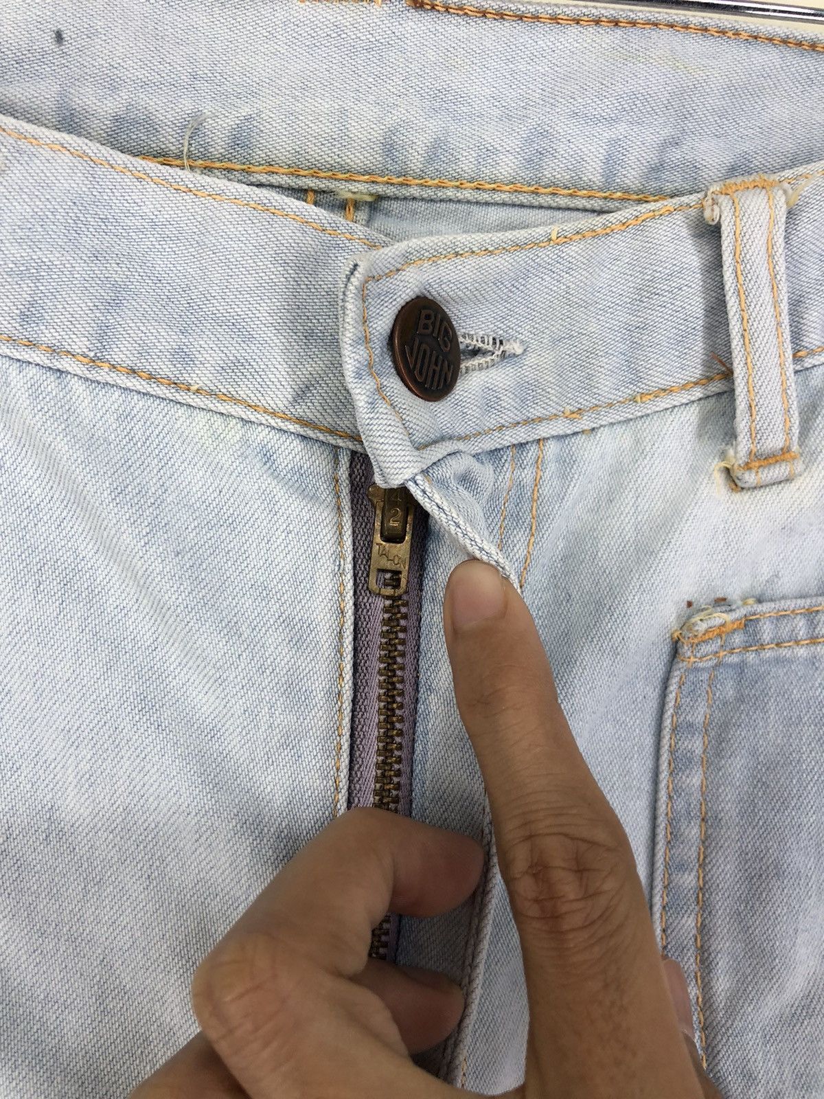 Big John Vintage Big John Flared Bootcut Light Wash Bush Pants Size US 30 / EU 46 - 5 Thumbnail