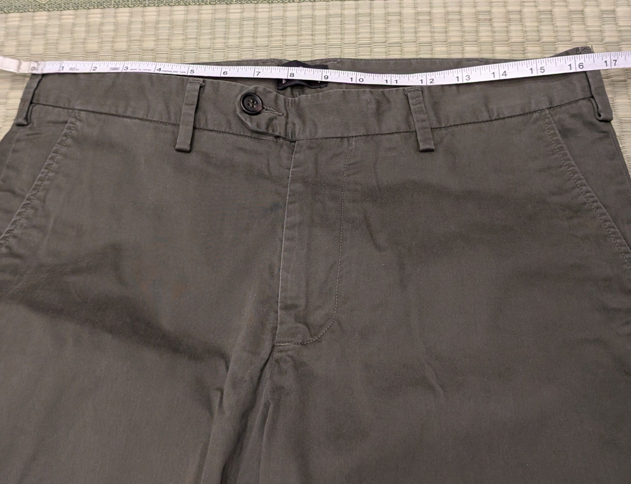 Asket Asket The Regular Chino in Khaki Men's Size 32 x 30 Slim Size US 32 / EU 48 - 5 Thumbnail