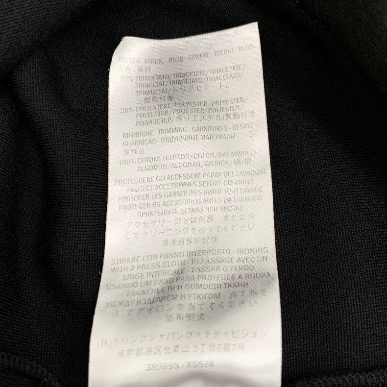 Gucci Gucci Black logo hooded short-sleeved velvet dress Size XS / US 0-2 / IT 36-38 - 7 Thumbnail