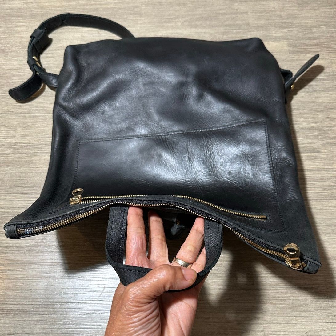 Parker Parker Clay Miramar Black full grain leather backpack Size ONE SIZE - 7 Thumbnail
