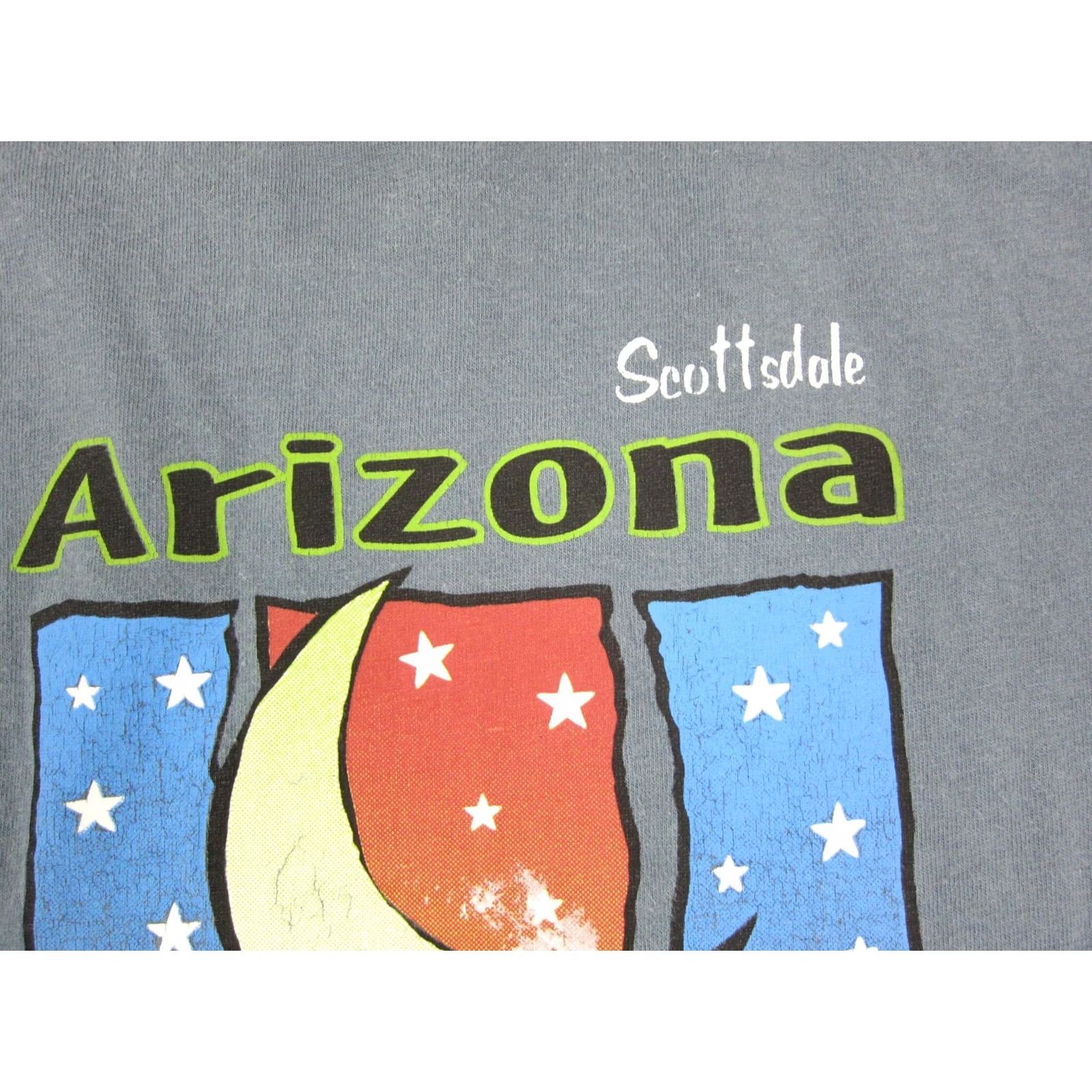 Vintage M & O Vintage Scottsdale Arizona Shirt Adult Medium Blue Moon Cactus Desert Mens Y2K Shirt Size US M / EU 48-50 / 2 - 3 Thumbnail