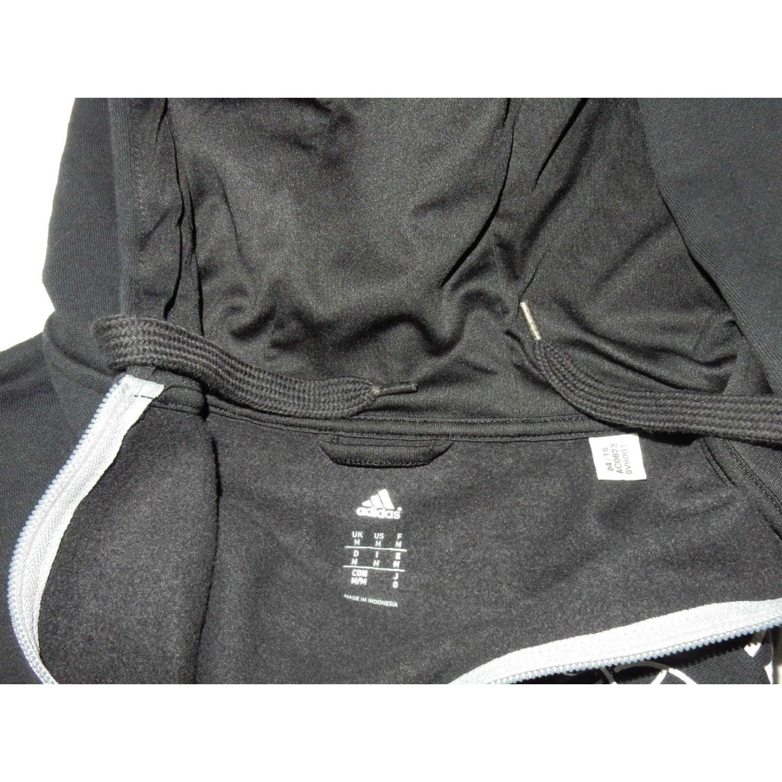 Adidas adidas Men Hooded Jacket Basketball Bomber M Black Shirt? Size US M / EU 48-50 / 2 - 3 Thumbnail