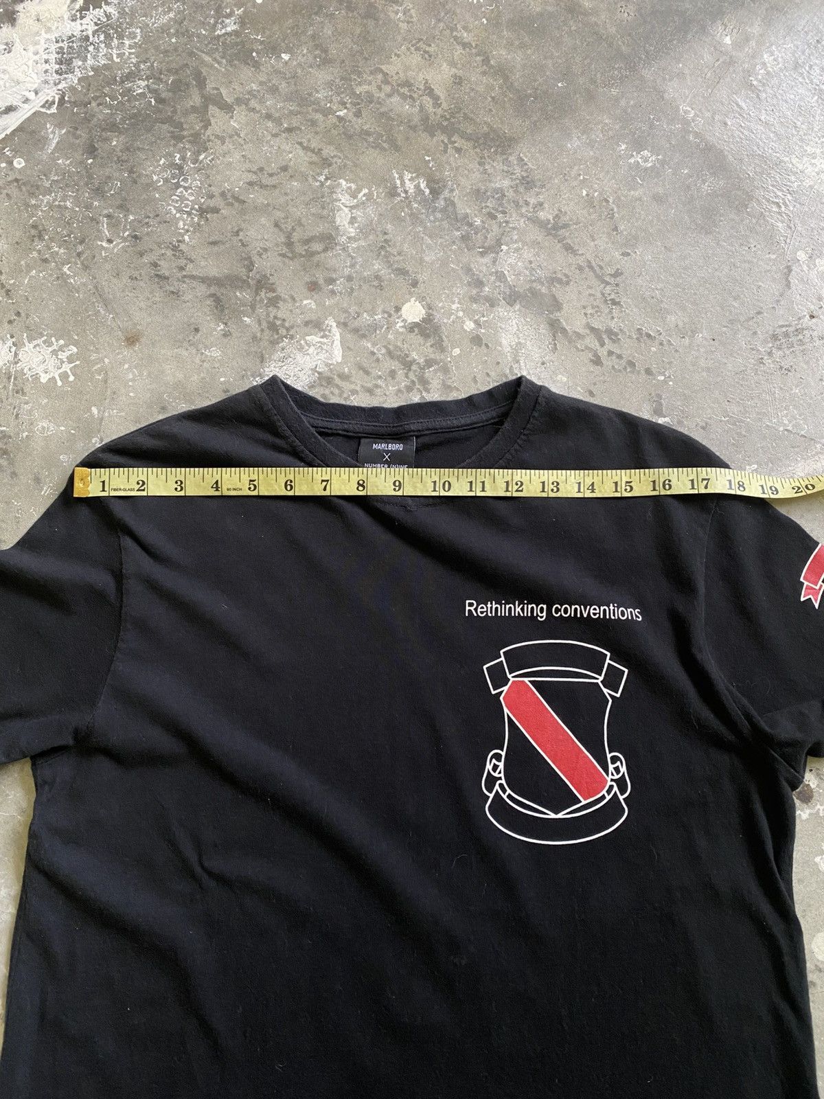 Japanese Brand Number Nine X Marlboro Rethinking Conventions Tee Size US S / EU 44-46 / 1 - 12 Thumbnail