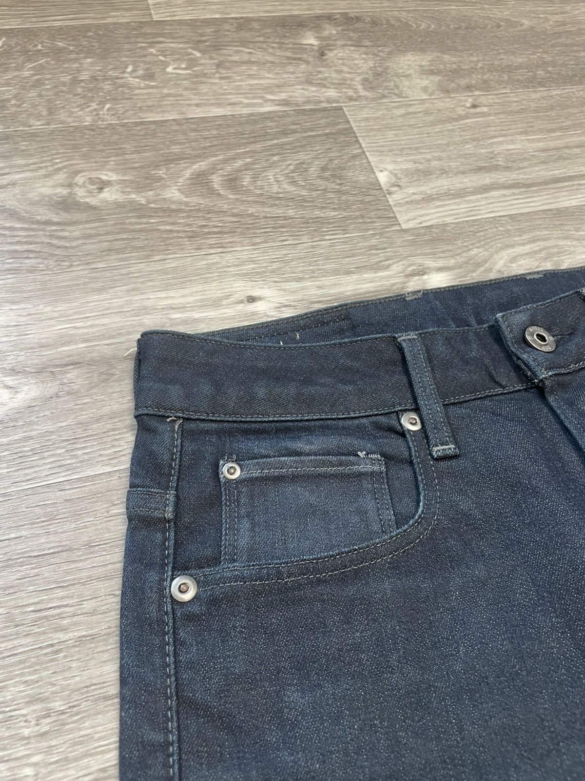 G-Star 29/34 Vintage G-Star Defend Straight Blue Denim Jeans Size US 29 - 6 Thumbnail