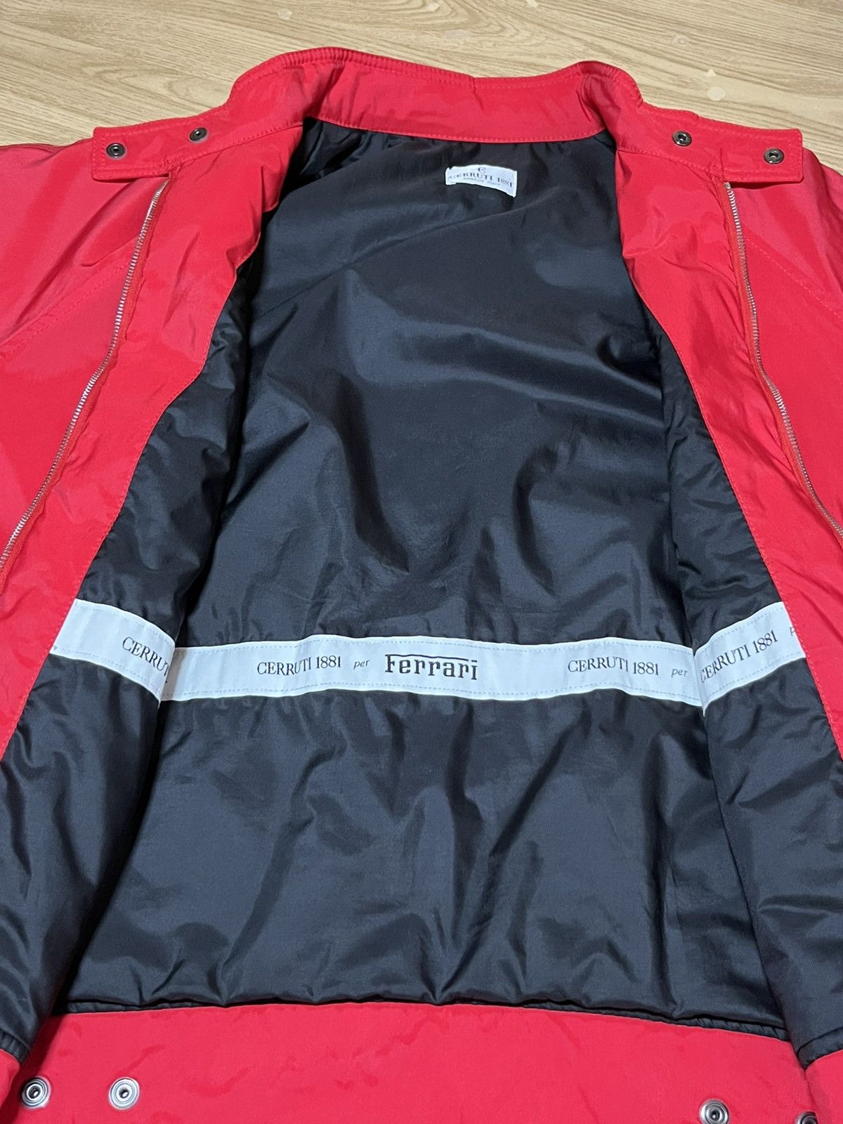 Ferrari Rare Vintage Ferrari x Cerutti 1881 Nylon Bomber Jacket 90s Size US L / EU 52-54 / 3 - 11 Thumbnail