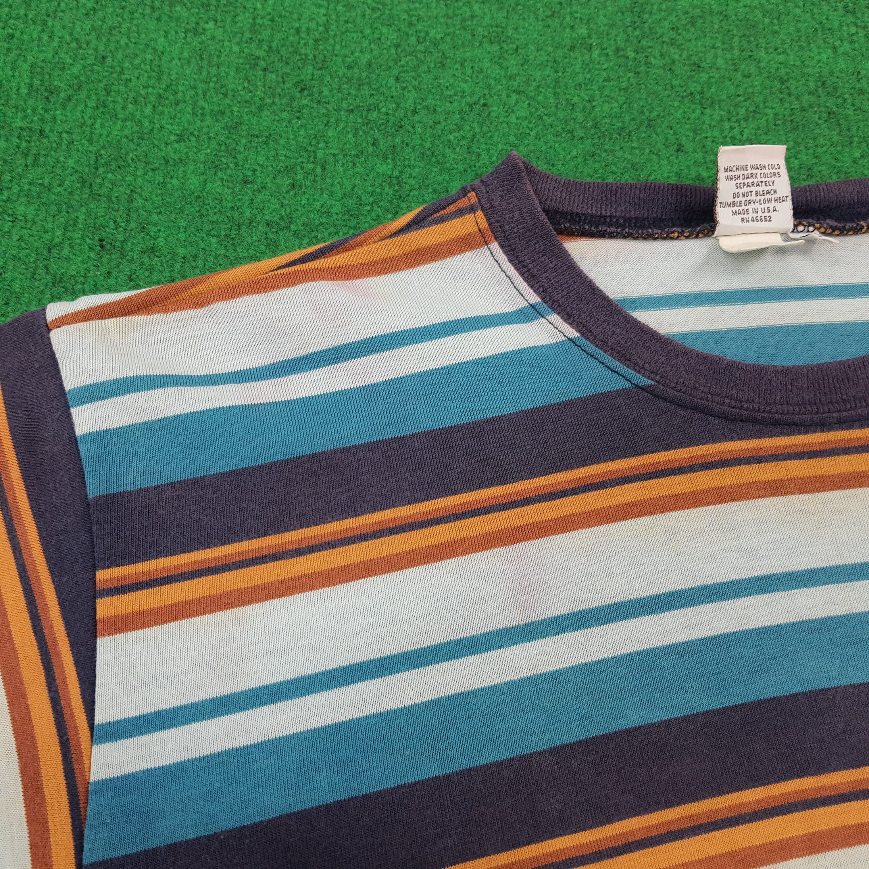 Hang Ten × Vintage Vintage Hang Ten Stripes Tshirt Size US L / EU 52-54 / 3 - 9 Thumbnail