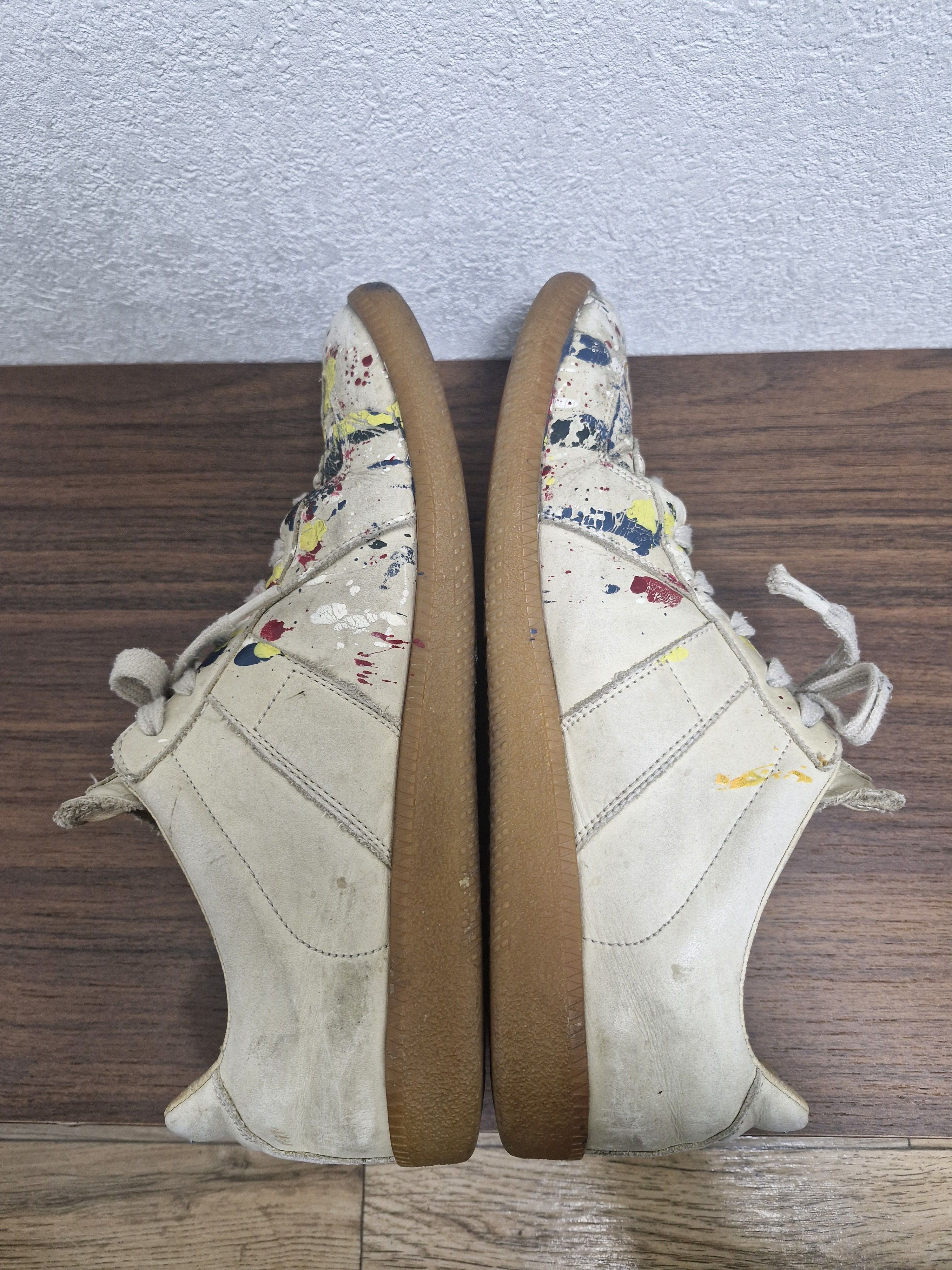 Maison Margiela MAISON MARGIELA 2014 Paint Splatter Gray GATs Size US 7.5 / EU 40-41 - 6 Thumbnail
