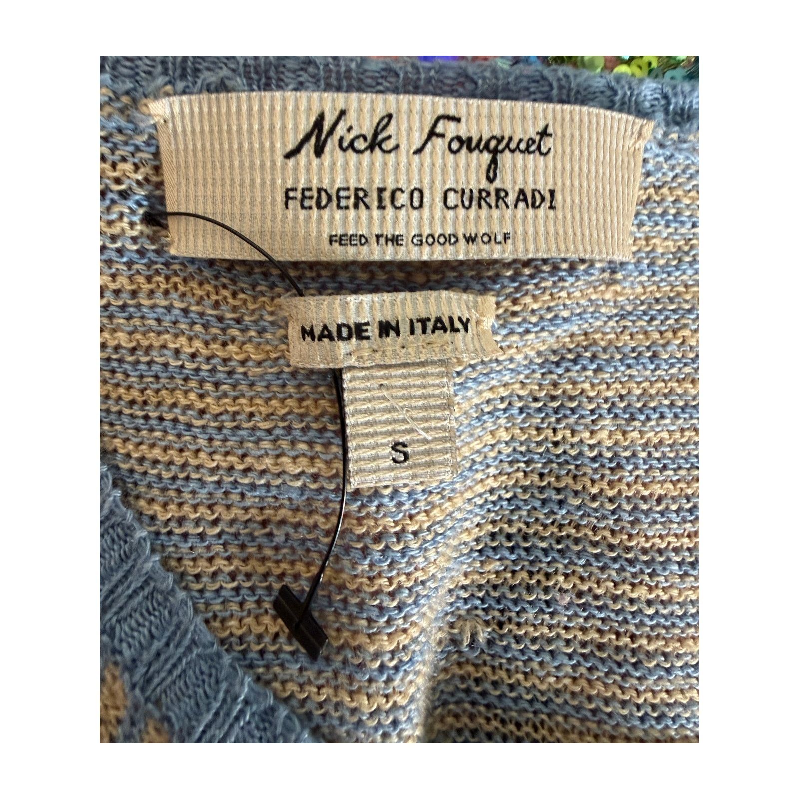 Nick Fouquet Nick Fouquet Striped Scoop Neck Sweater Size S / US 4 / IT 40 - 3 Thumbnail