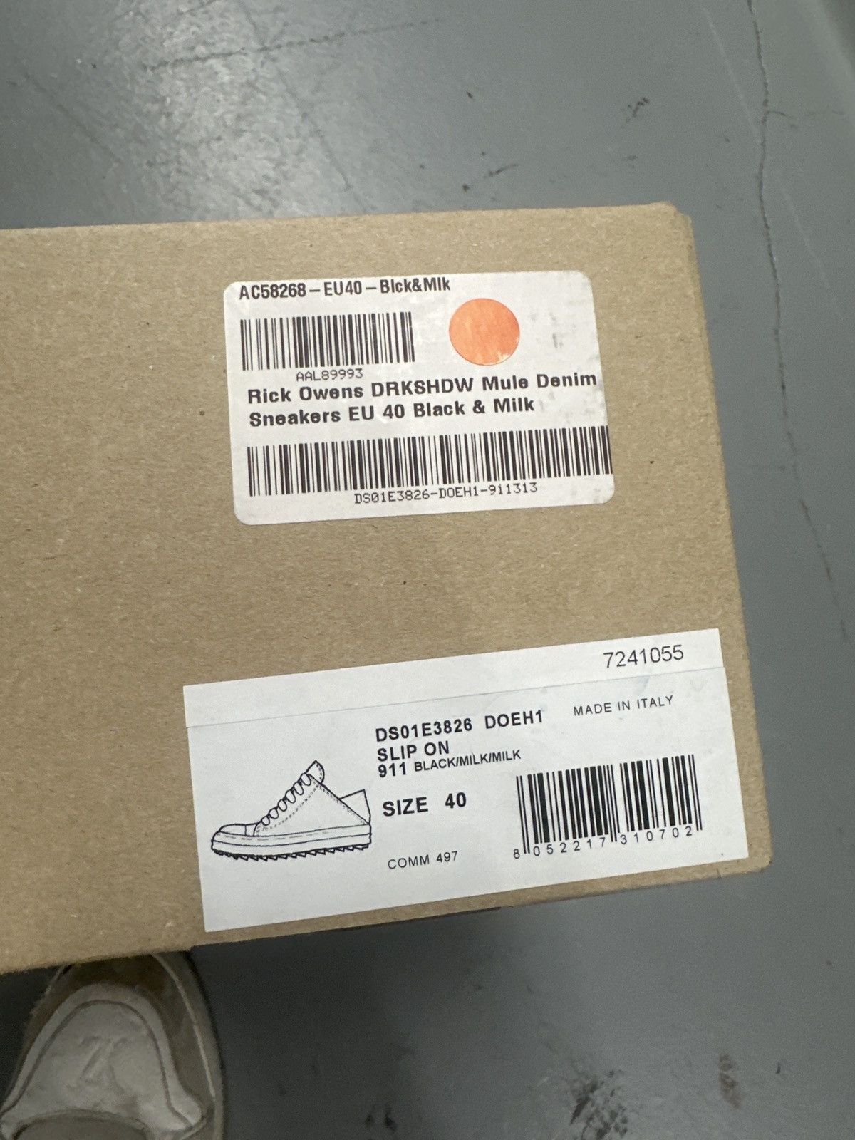 Rick Owens Rick Owens Drkshdw mule Size US 7 / EU 40 - 12 Thumbnail