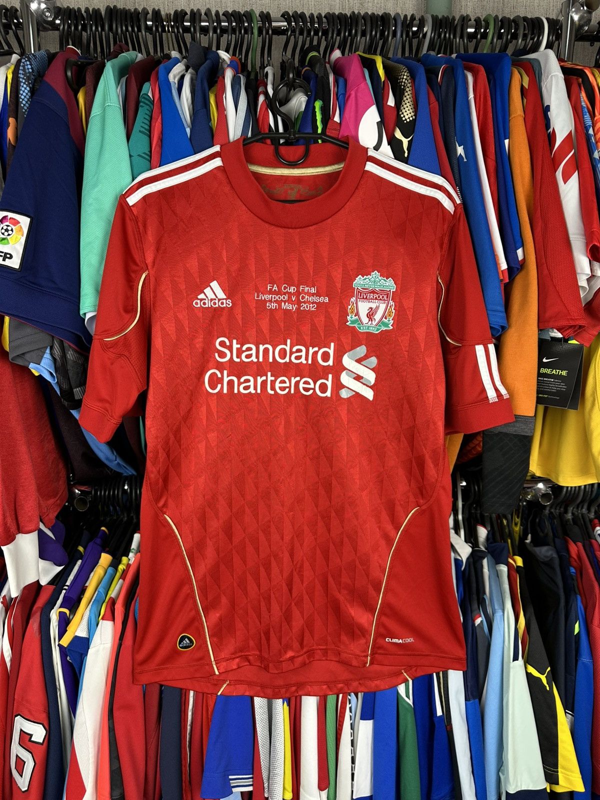 Adidas Liverpool vs Chelsea Fa cup final 2012 football Jersey shirt Size US M / EU 48-50 / 2 - 1 Thumbnail