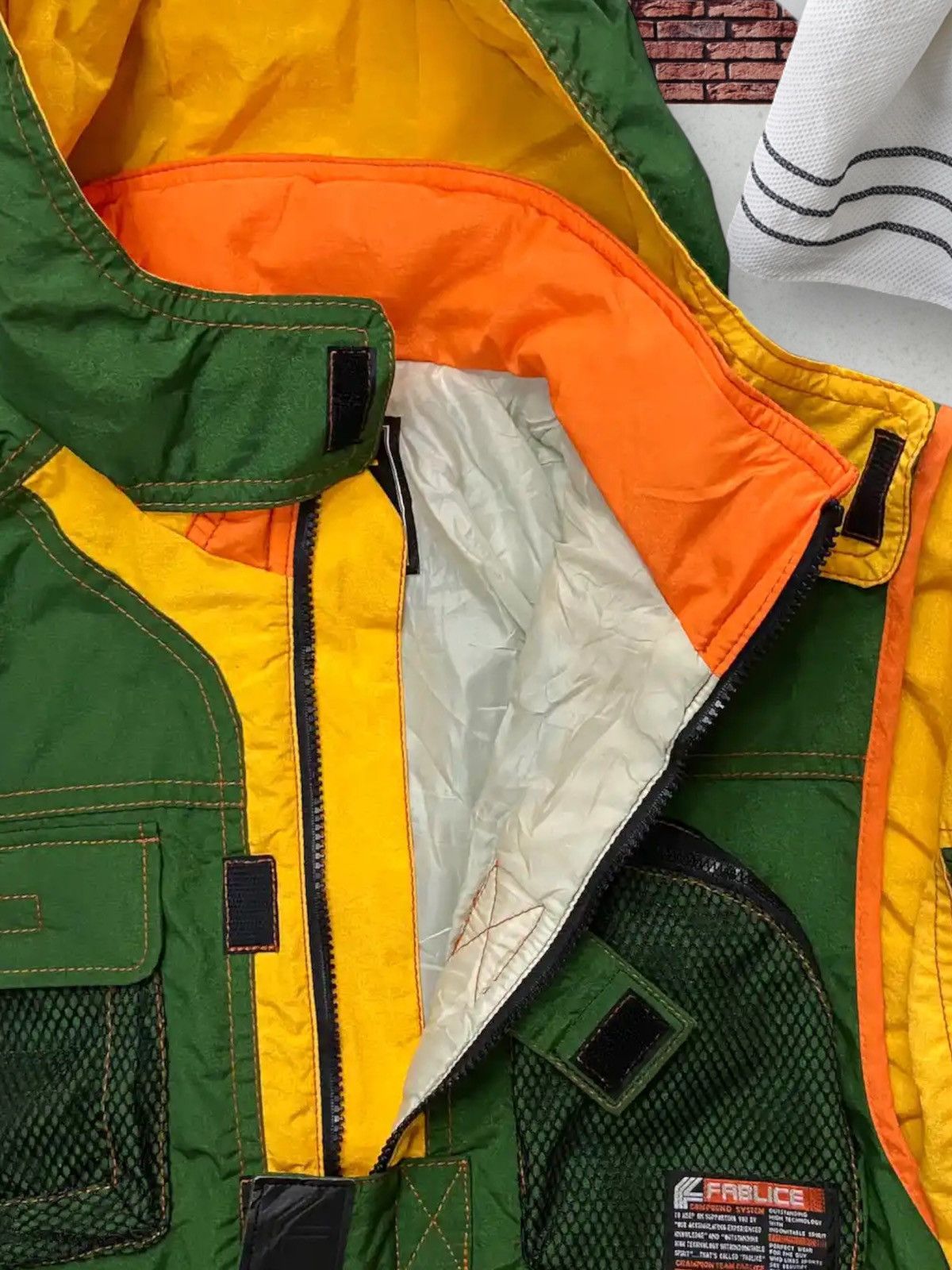 Vintage Vintage 90s Fablice Ski Snowboard Cargo Jacket Size US M / EU 48-50 / 2 - 9 Thumbnail