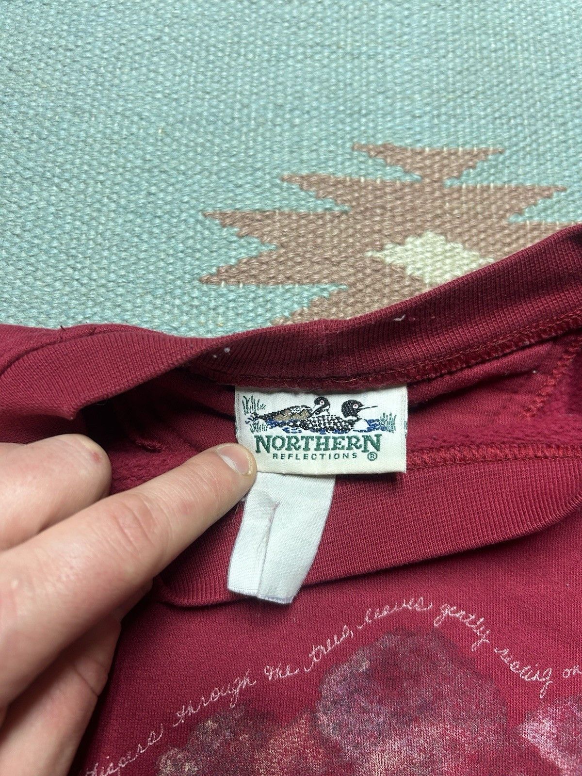 Vintage Vtg crewneck sweatshirt northern reflections tree nature L Size US L / EU 52-54 / 3 - 3 Thumbnail