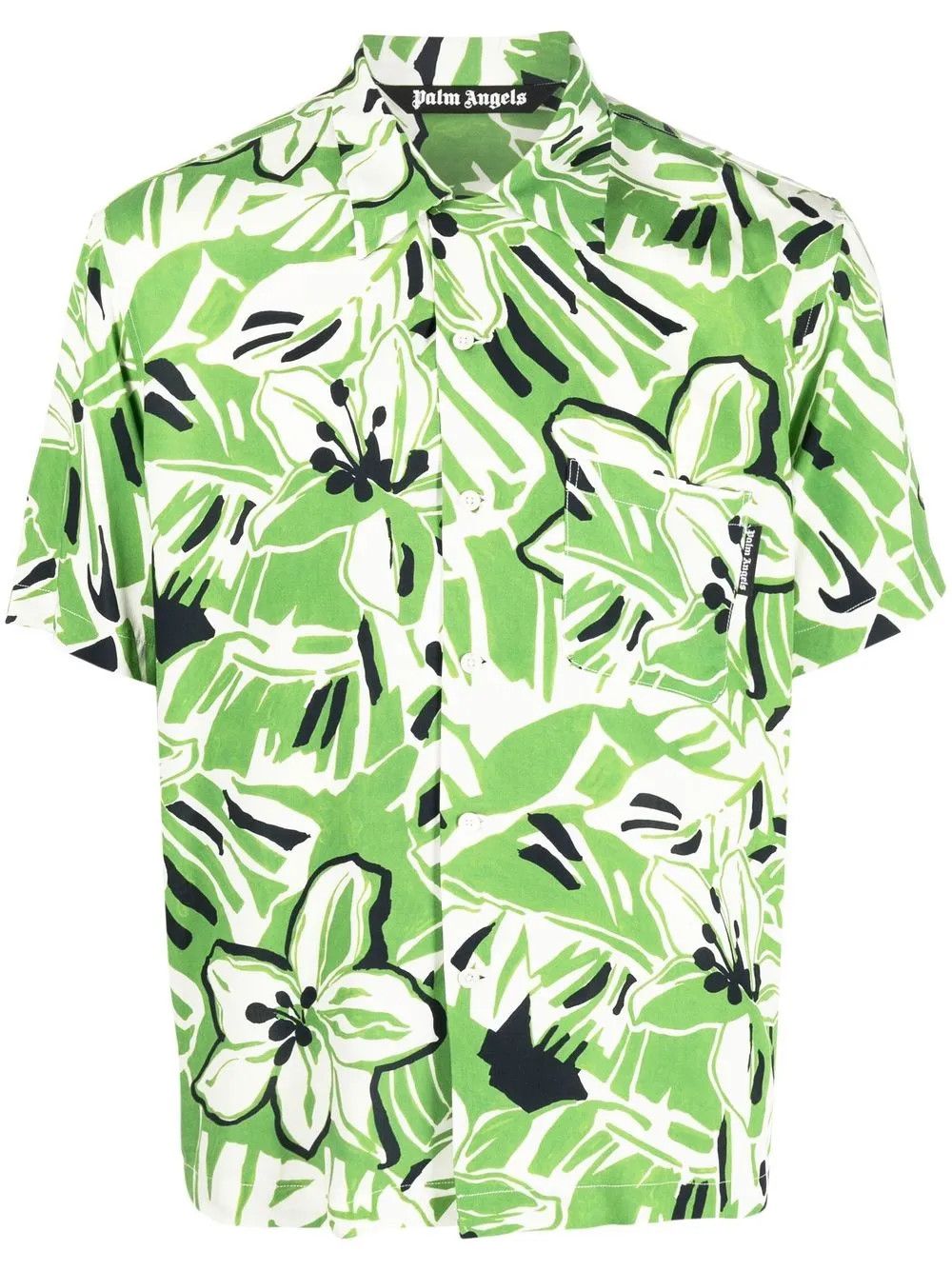 Palm Angels o1y0325 Patterned Shirt in Multicolor Size US S / EU 44-46 / 1 - 1 Thumbnail