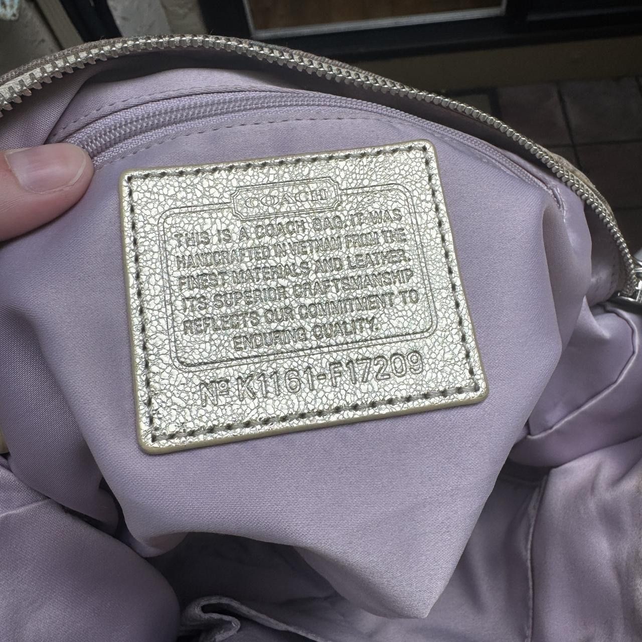 Coach Y2K Plaid Monogramed Coach Bag Size ONE SIZE - 7 Thumbnail