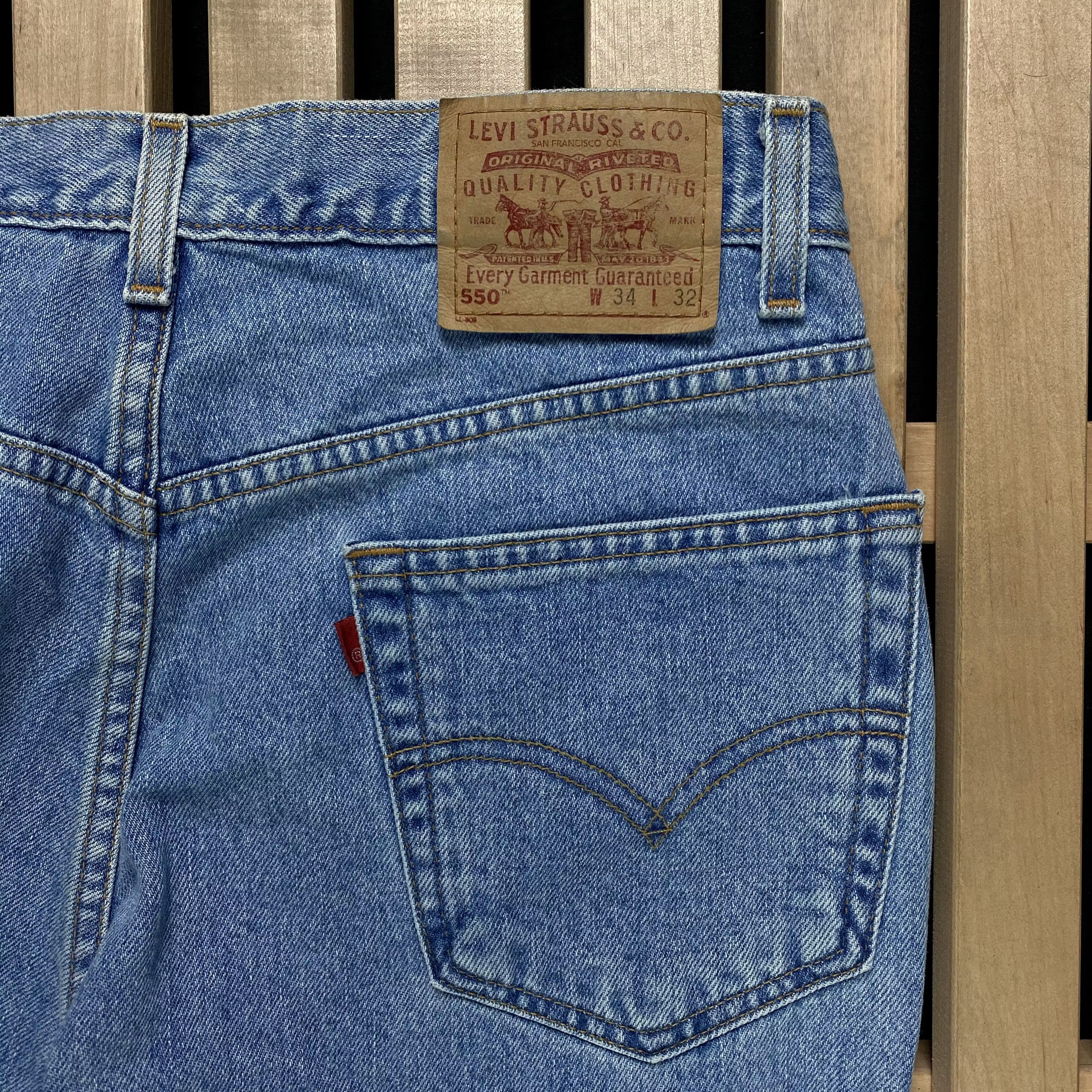 Levi's × Levi's Vintage Clothing × Vintage Mens Jeans Denim Levis 550 Vintage Size 34 Size US 34 / EU 50 - 5 Thumbnail