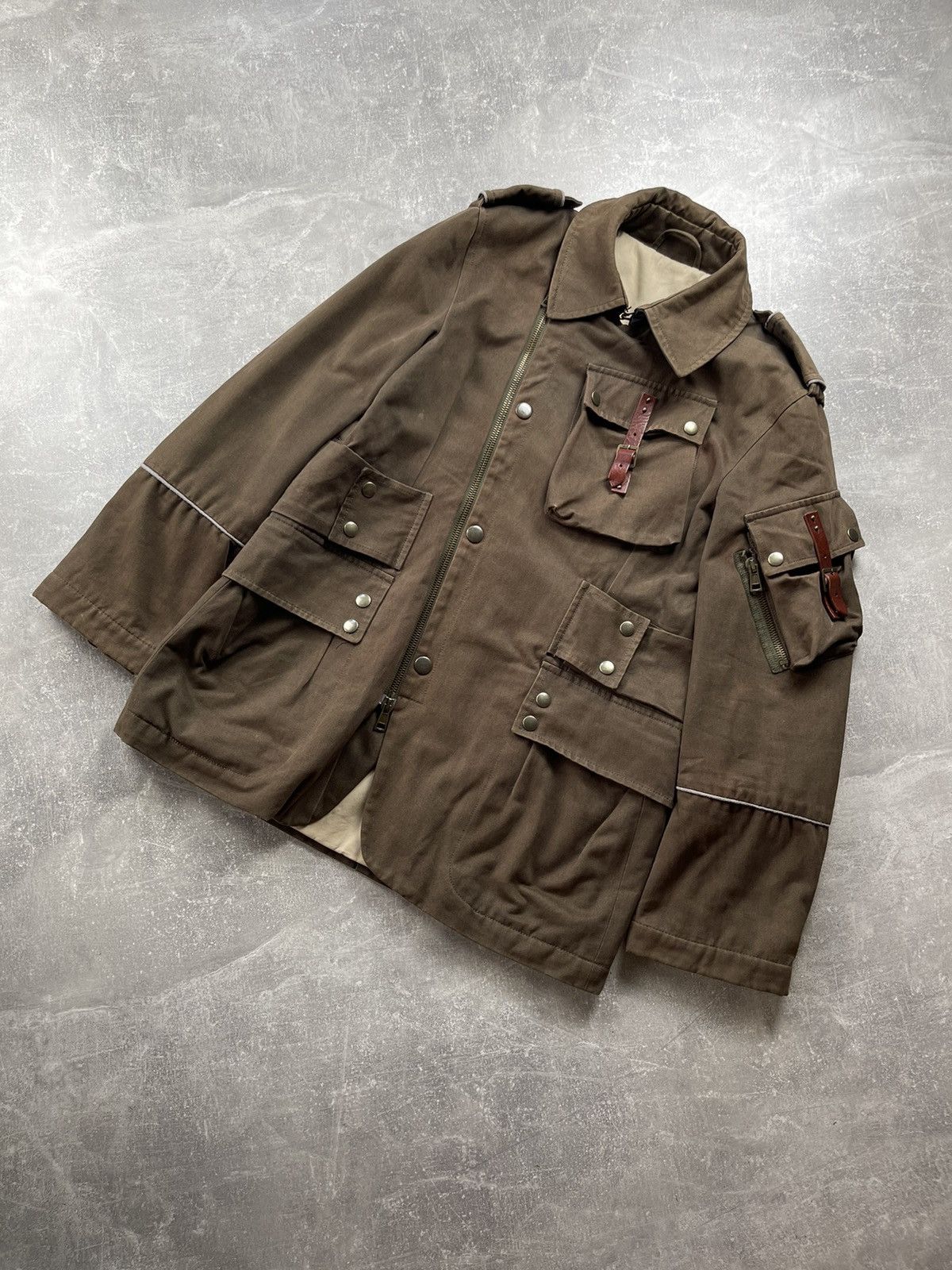 Melton Double Collar Jacket